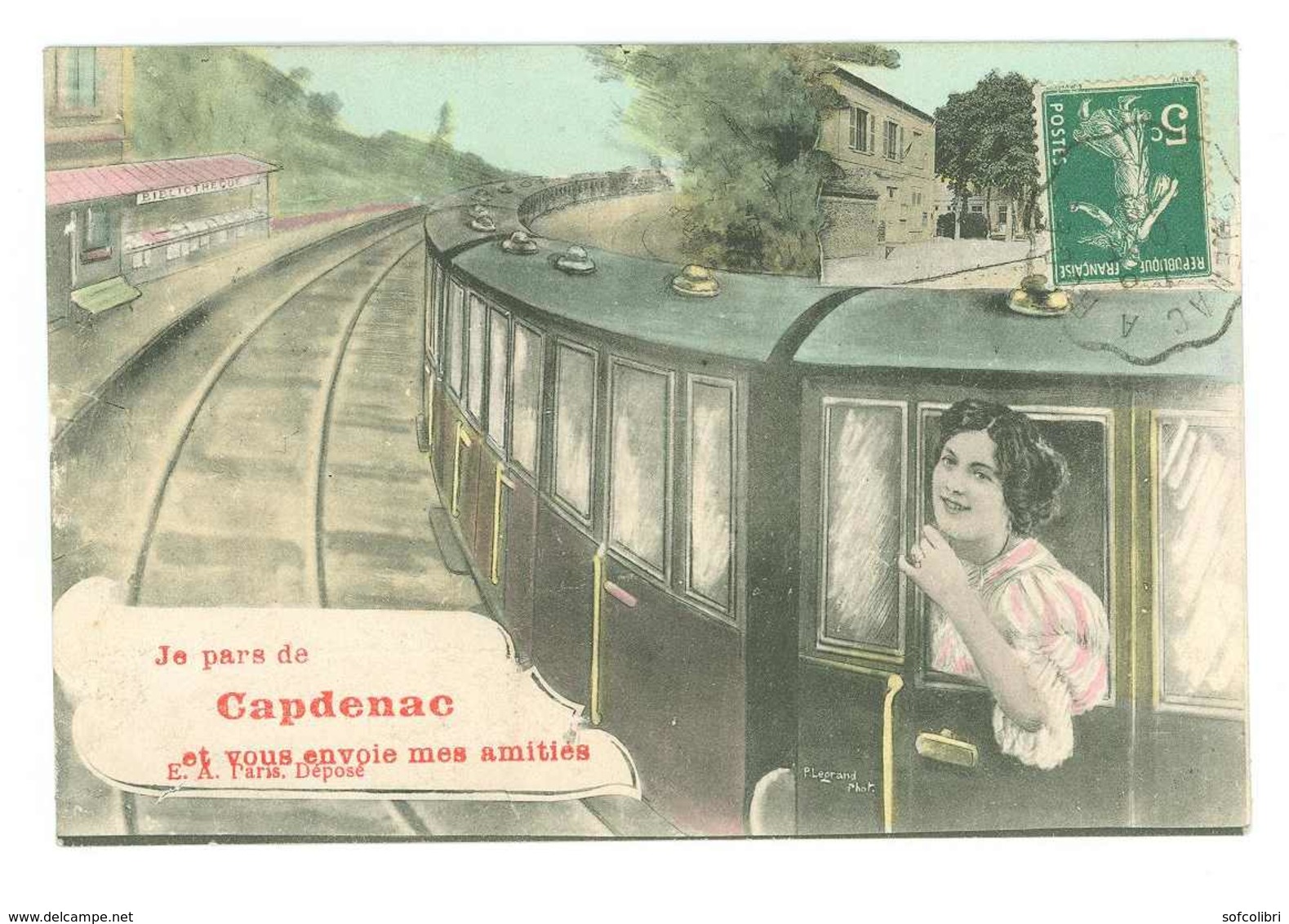 JE PARS DE CAPDENAC... (train En Gare...) - Altri & Non Classificati