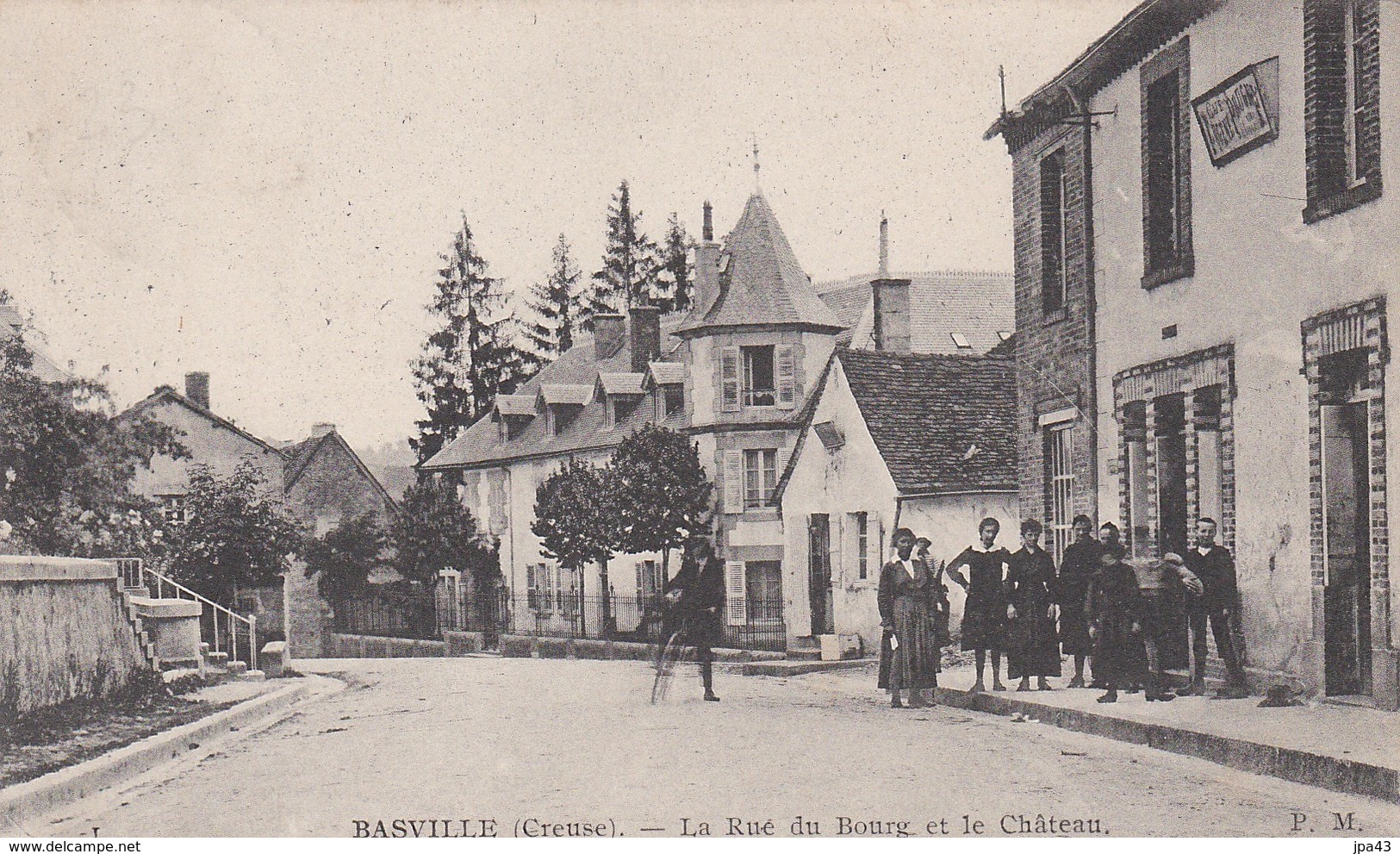 BASVILLE La Rue Du Bourg - Altri & Non Classificati