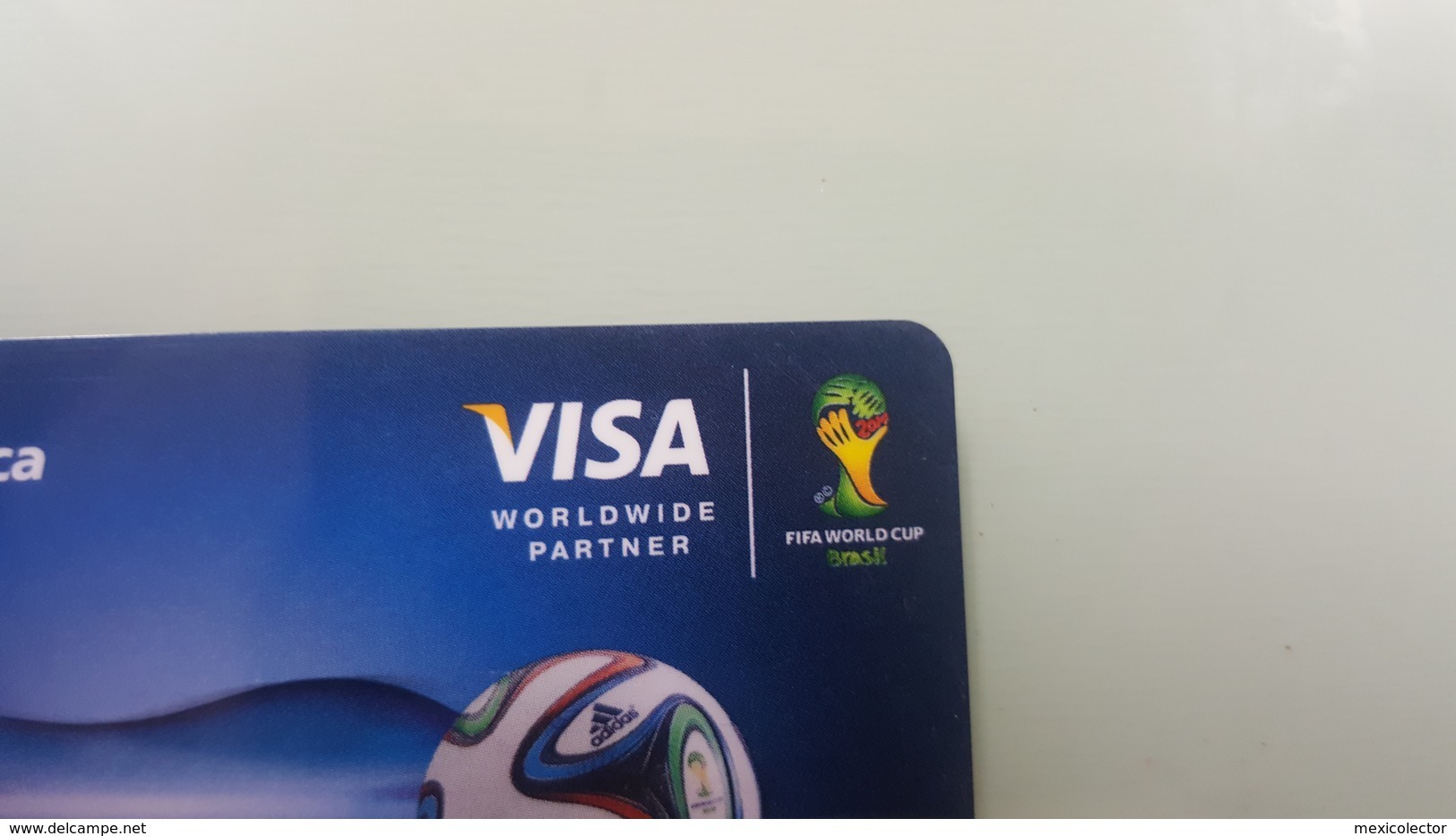 MEXICO - BANK CARD - VISA - AZTECA BANK - FIFA WORLD CUP BRASIL 2014 - FOOTBALL - NEW - RARE - Cartes De Crédit (expiration Min. 10 Ans)