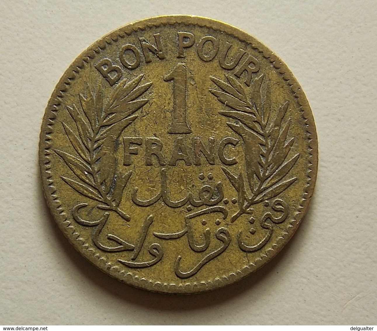 Tunisia 1 Franc 1921 - Tunisia