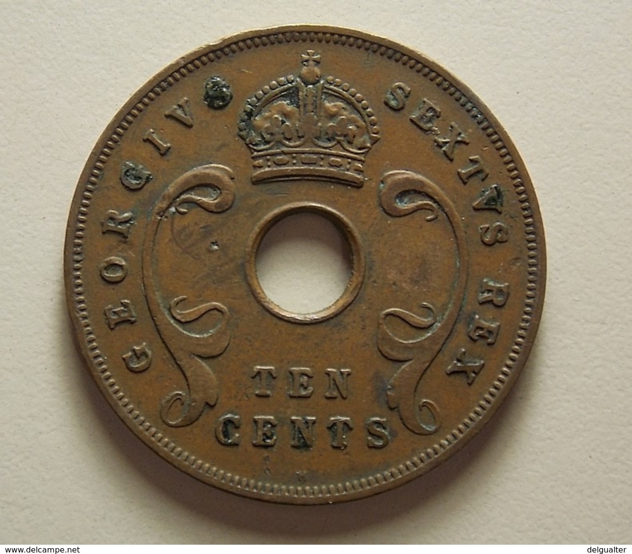 East Africa 10 Cents 1952 H - British Colony