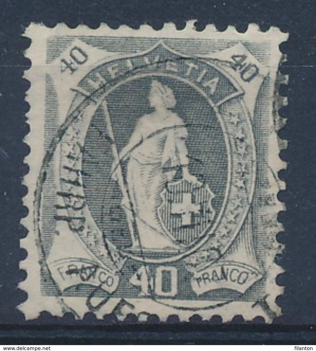 HELVETIA - Mi Nr 77 A - Gest./obl. - Cote 20,00 € - (ref. 913) - Used Stamps