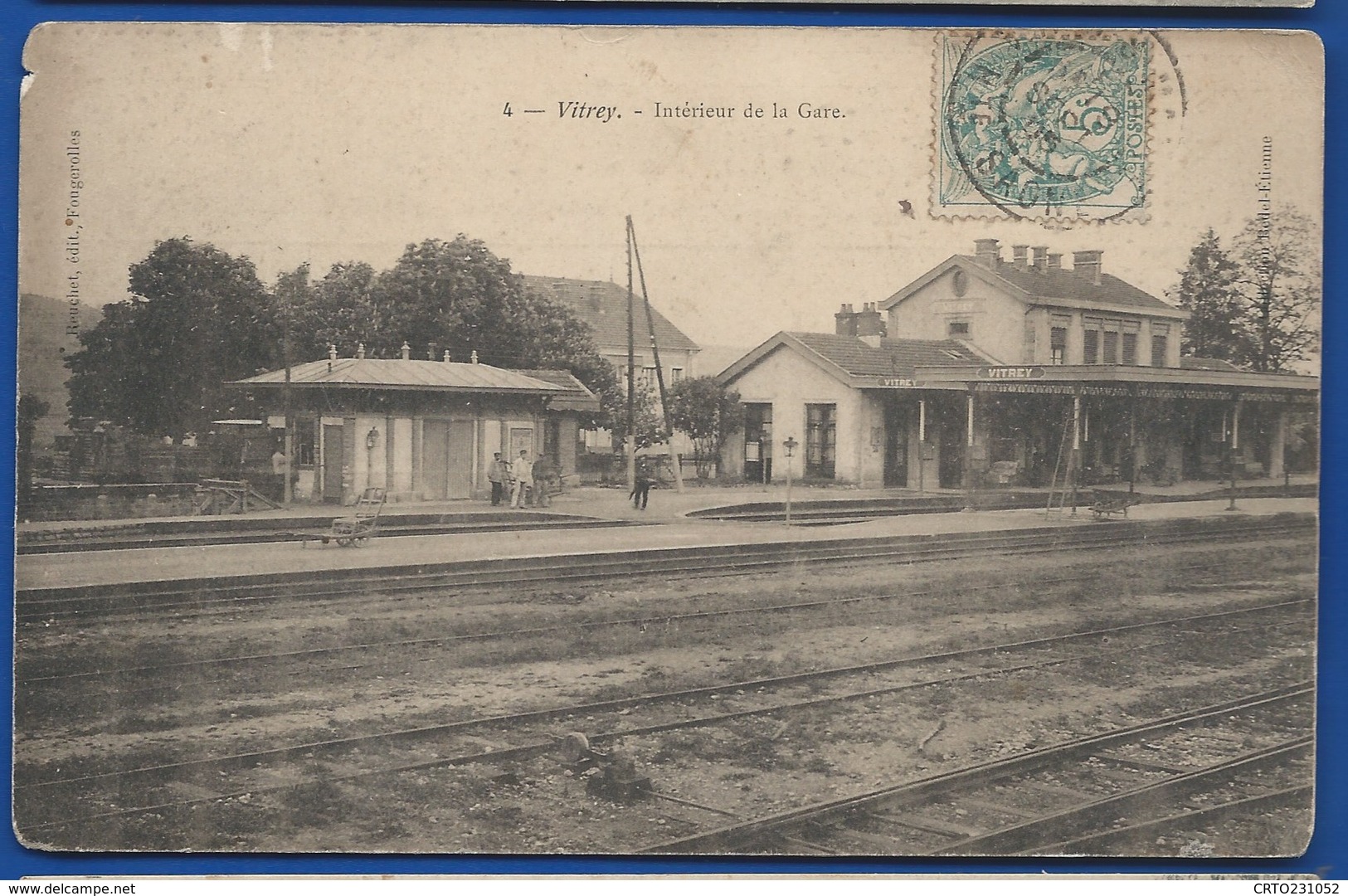 VITREY    Intérieur  De La Gare    Animées          écrite En 1905 - Sonstige & Ohne Zuordnung