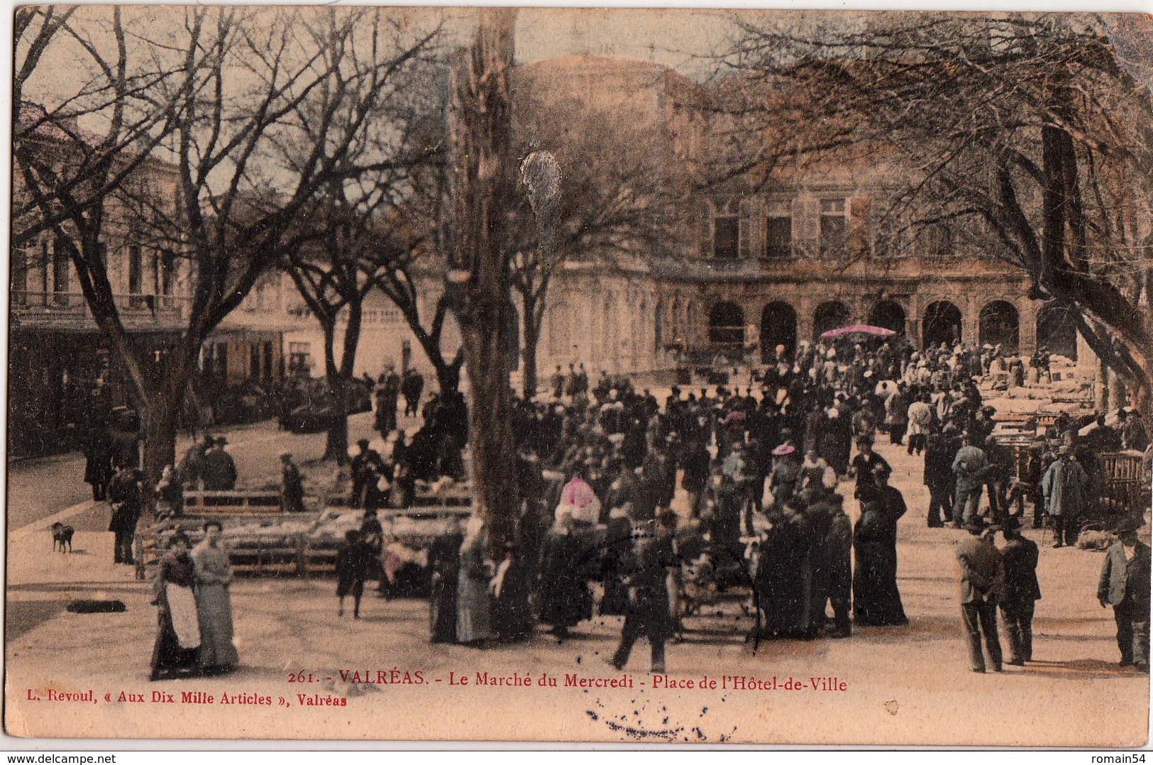 VALREAS-LE MARCHE DU MERCREDI.PLACE DE L'HOTEL DE VILLE - Valreas