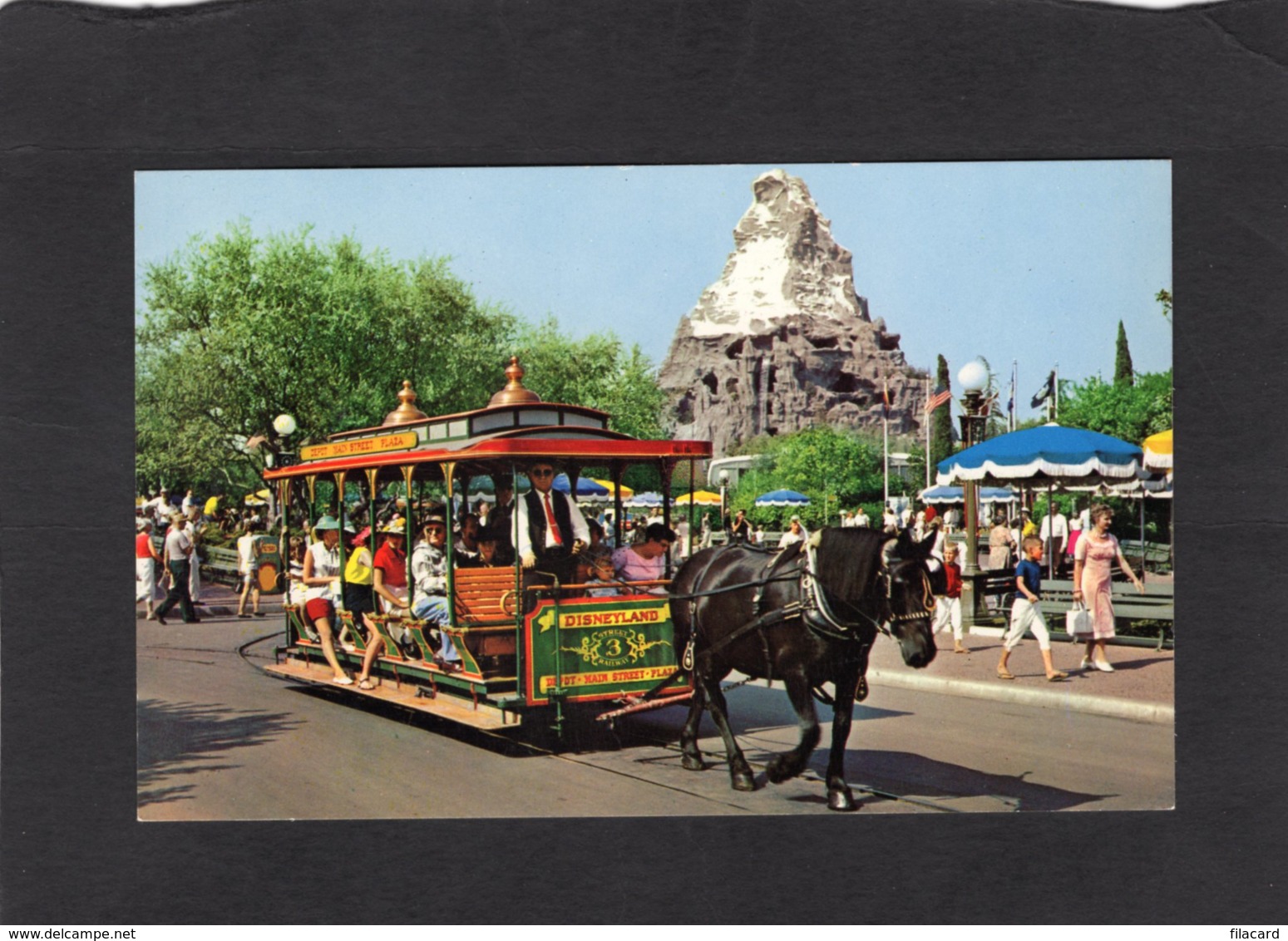 84320    Stati Uniti,  Disneyland,  Anaheim,  California,  Horse-Drawn Streetcar,  NV - Anaheim