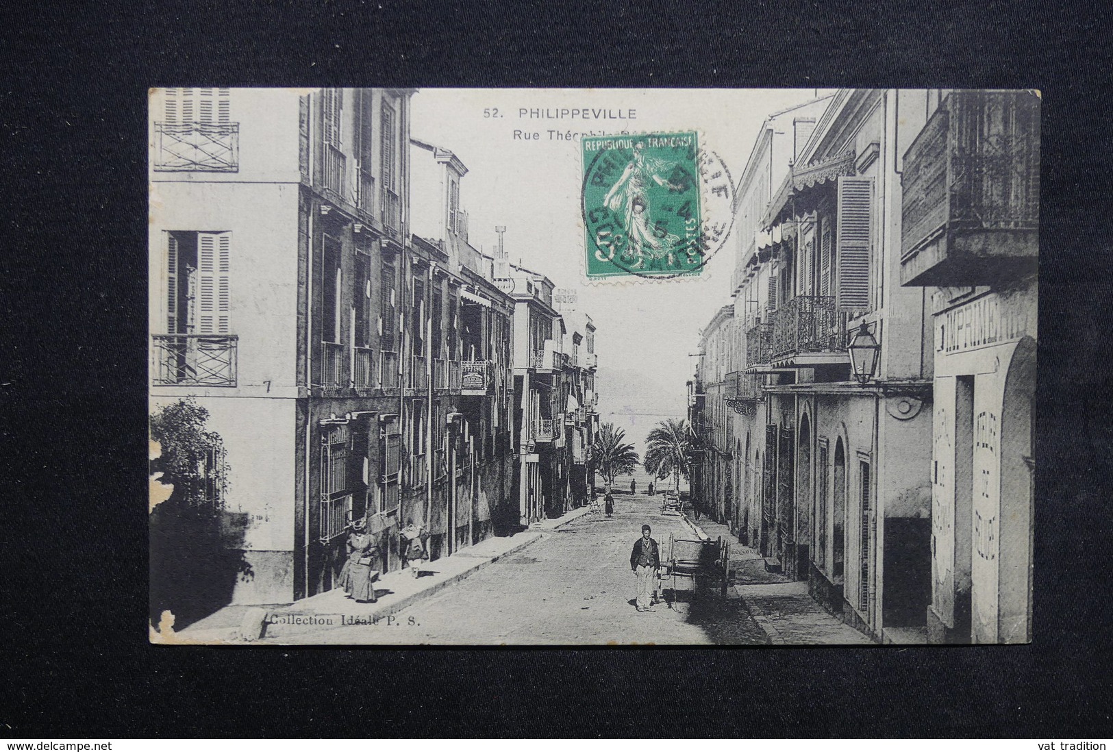 ALGÉRIE - Carte Postale - Philippeville - Rue Théophile - L 23762 - Skikda (Philippeville)