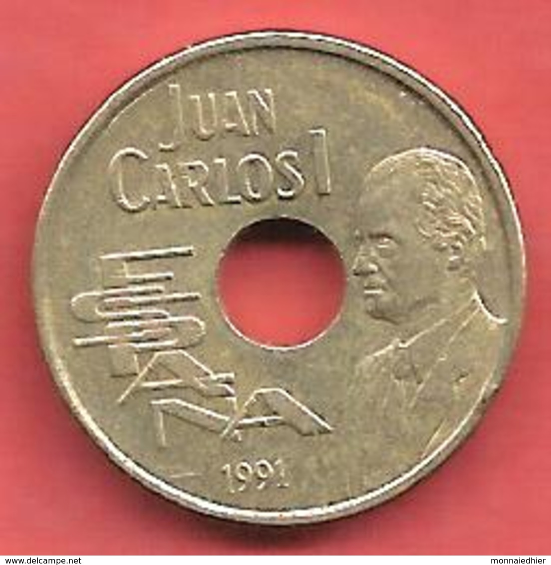 25 Pesetas , ESPAGNE , Nickel-Bronze , 1992 , Olympique , Saut En Hauteur , N° KM # 851 , N° Y 173 - 25 Pesetas