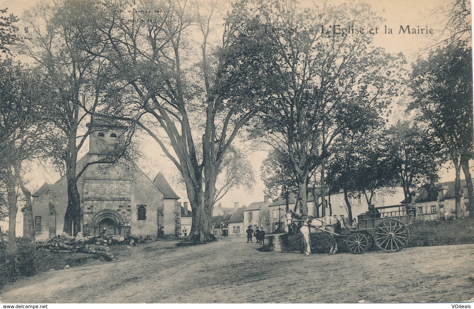 CPA - France - (03) Allier - Treyol - L'Eglise Ou La Mairie - Other & Unclassified