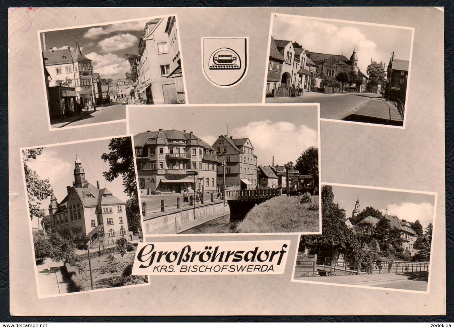 B5069 - Großröhrsdorf Krs Bischofswerda - Landpoststempel Bretnig über Großröhrsdorf - Landpost - Grossroehrsdorf