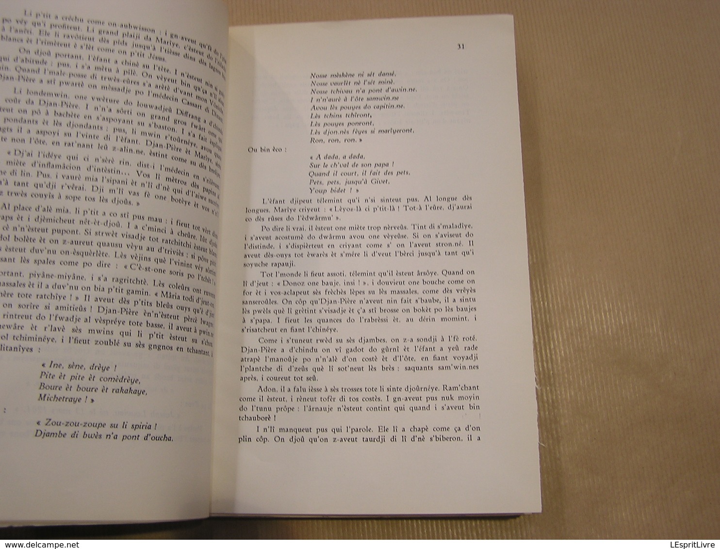 LI VICAÎRÎYE D' ON GAMIN D' CÊLES Houziaux 1964 Régionalisme Wallonie Celles Auteur Belge Dialecte Patois Parler Wallon