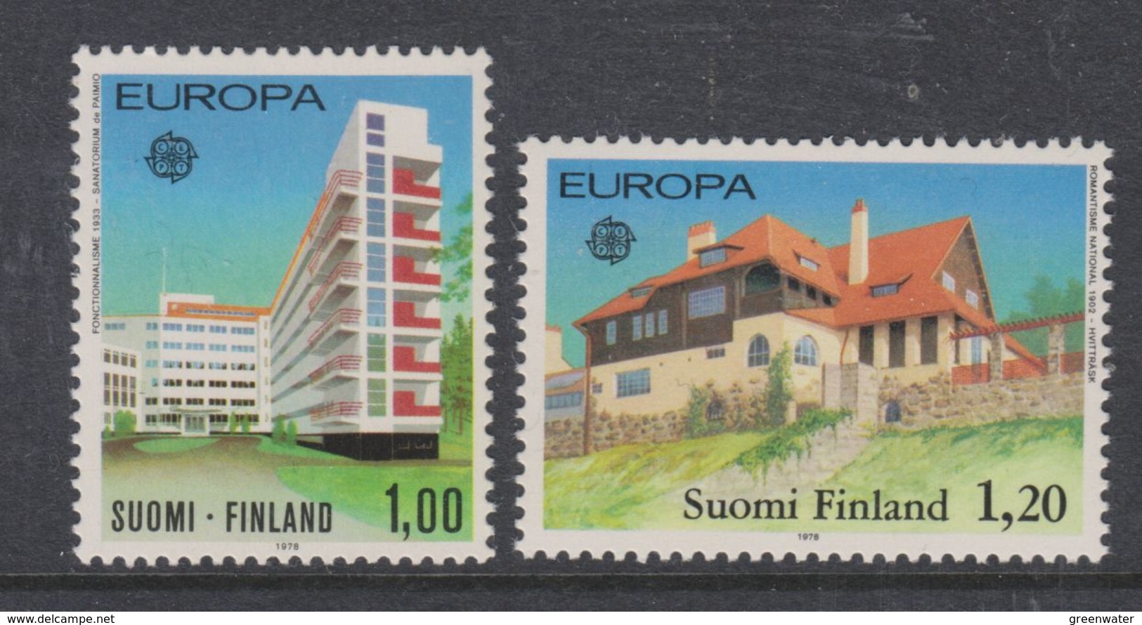 Europa Cept 1978 Finland 2v ** Mnh (41933) - 1978