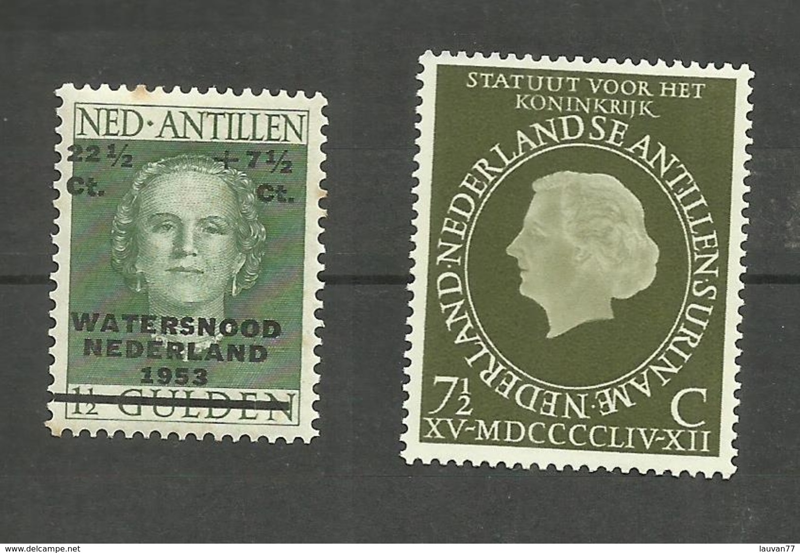 Antilles Néerlandaises N°232, 235 Neufs Avec Charnière* Cote 2.95 Euros - Curacao, Netherlands Antilles, Aruba