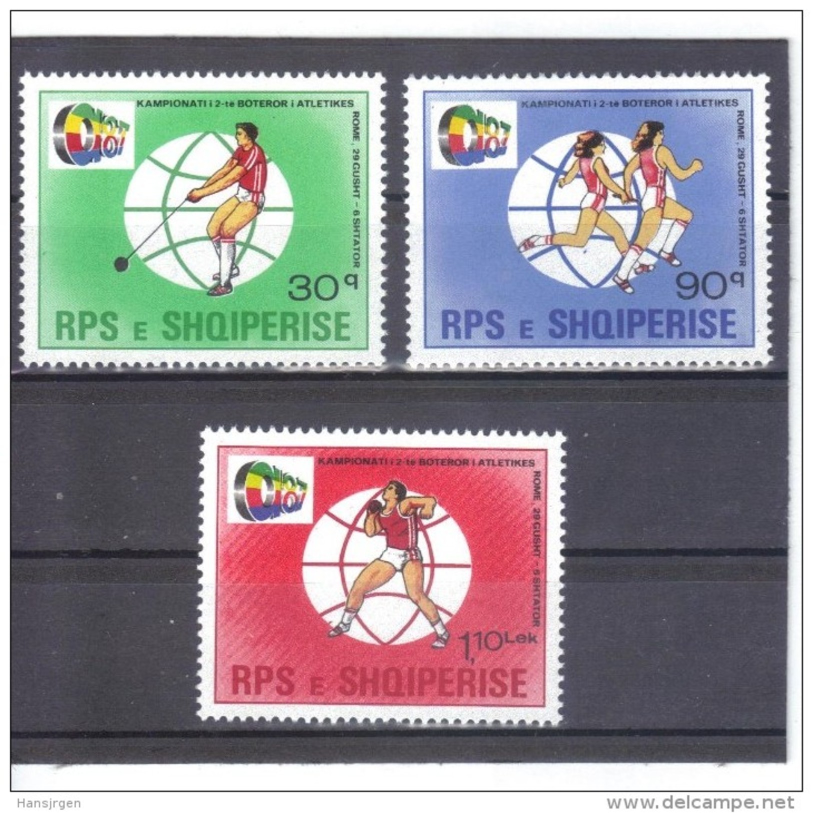 ALB316 ALBANIEN 1987  MICHL  2342/44 ** Postfrisch  SIEHE ABBILDUNG - Albanien