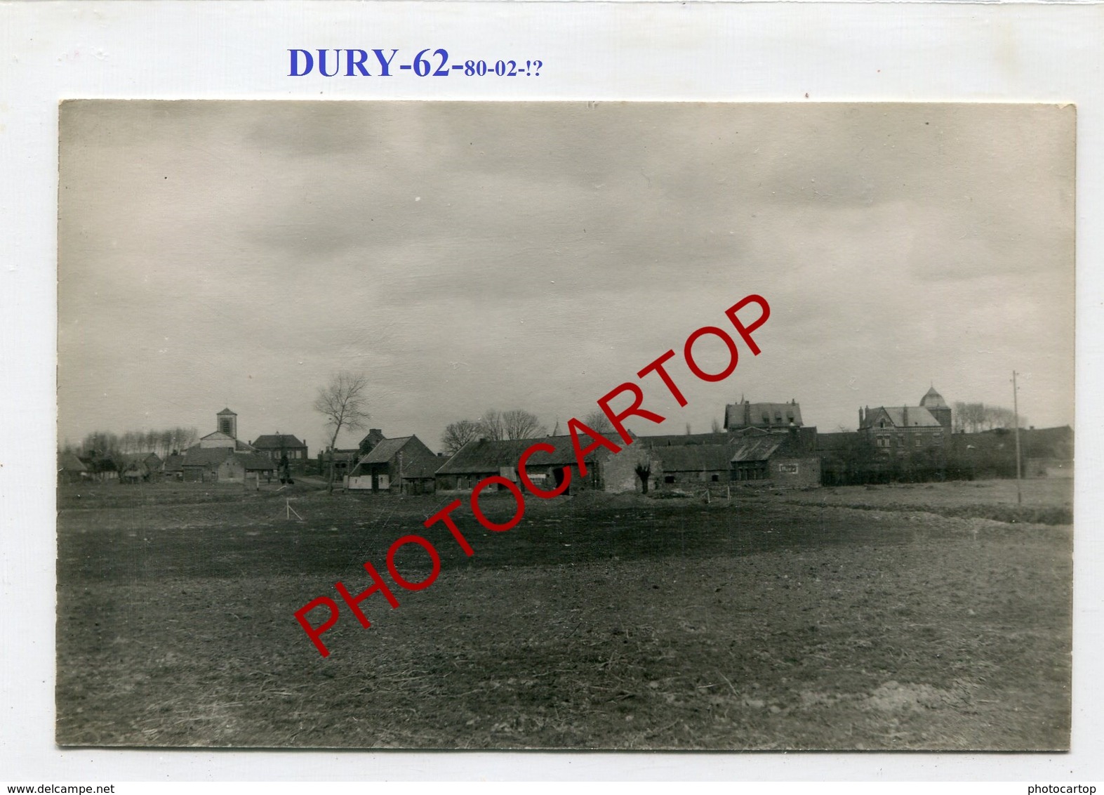 DURY-CARTE PHOTO Allemande-Guerre 14-18-1WK-France-62-Militaria- - Autres & Non Classés