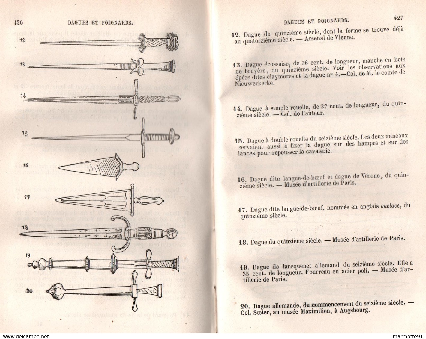 GUIDE AMATEURS D ARMES ET ARMURES ANCIENNES PAR A. DEMMIN - Français