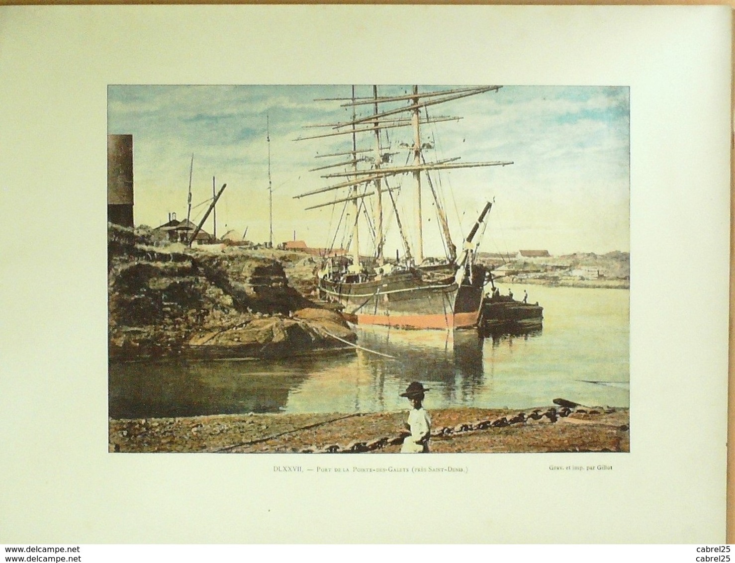 ILE DE LA REUNION-SAINT DENIS, PORTE La POINTE Des GALETS-1890-6283 - Estampes & Gravures