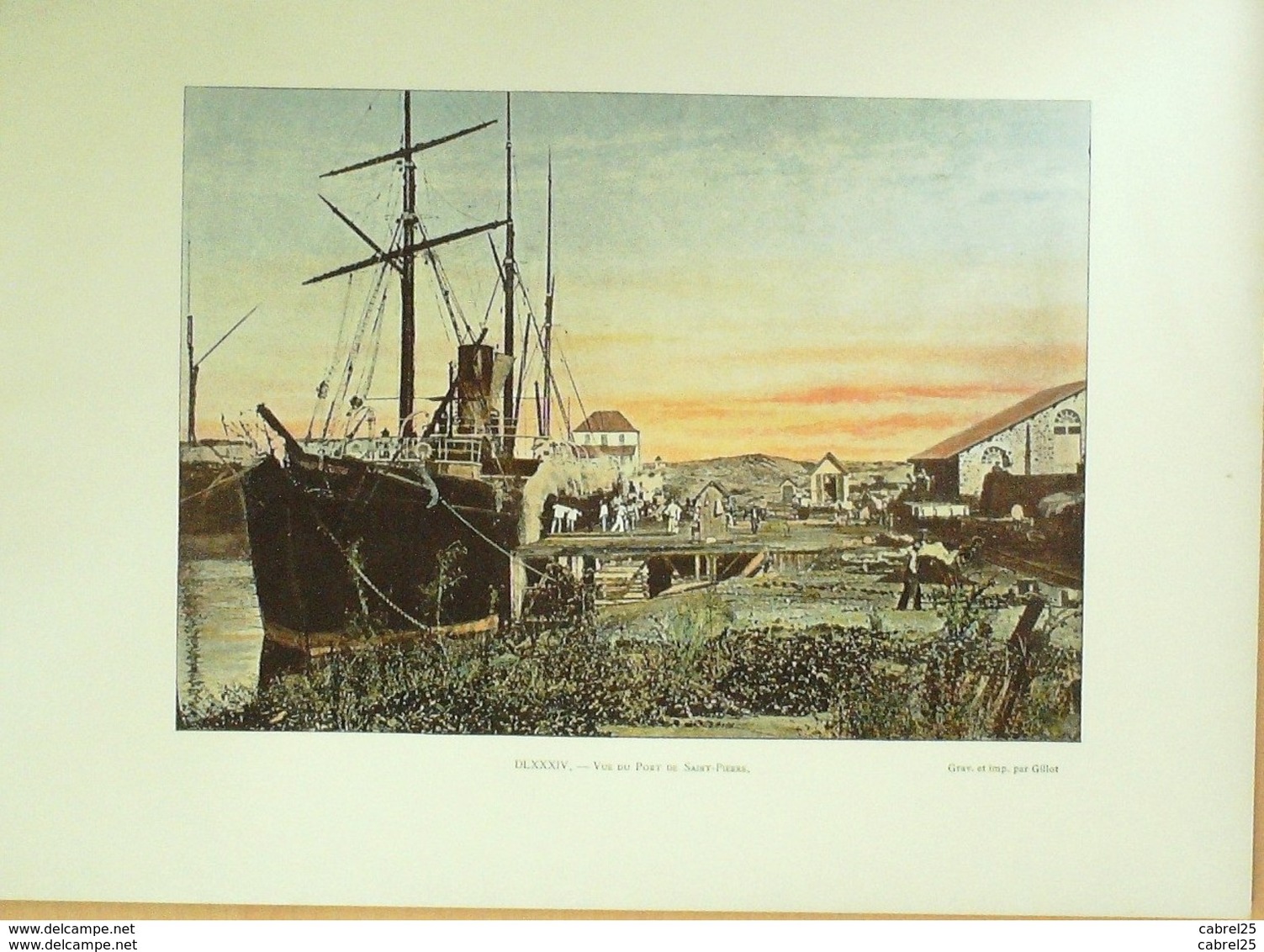 ILE DE LA REUNION-SAINT DENIS,PORT De SAINT PIERRE-1890-6290 - Estampes & Gravures