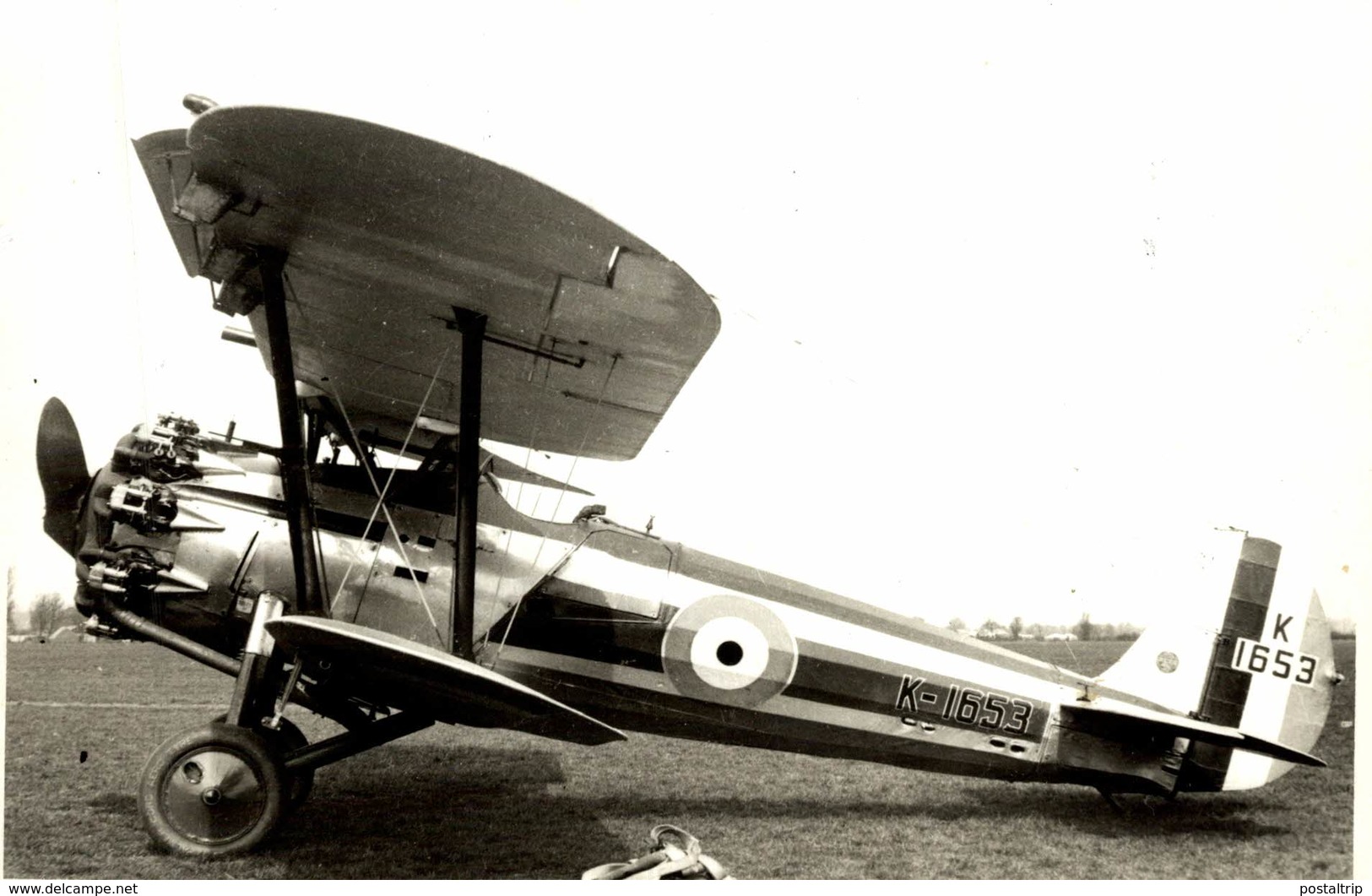 BRISTOL  BULLDOG   RAF     16 * 11 CM Aviation, AIRPLAIN, AVION AIRCRAFT WW2 - Aviación