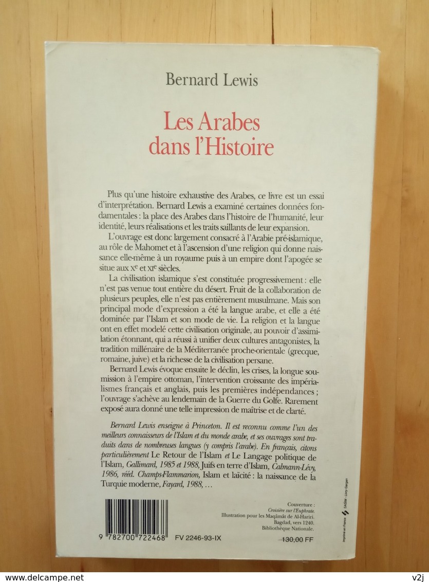 Les Arabes Dans L'histoire - Bernard Lewis - Histoire