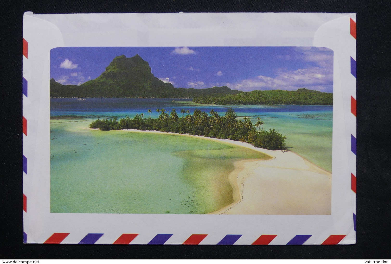 POLYNÉSIE - Enveloppe Touristique De Papeete Pour La France 1993 , Affranchissement Plaisant - L 23820 - Lettres & Documents