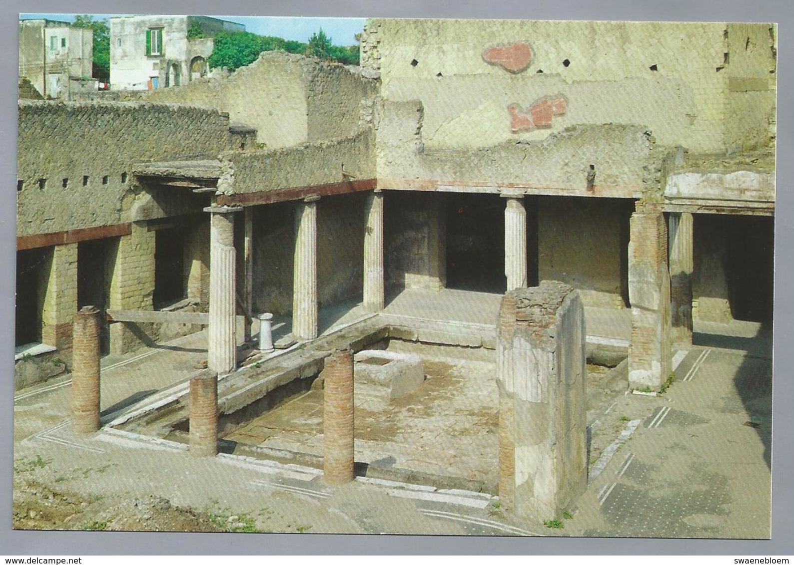 IT.- ERCOLANO. Herculaneum. Casa Del Salone Nero. - Ercolano