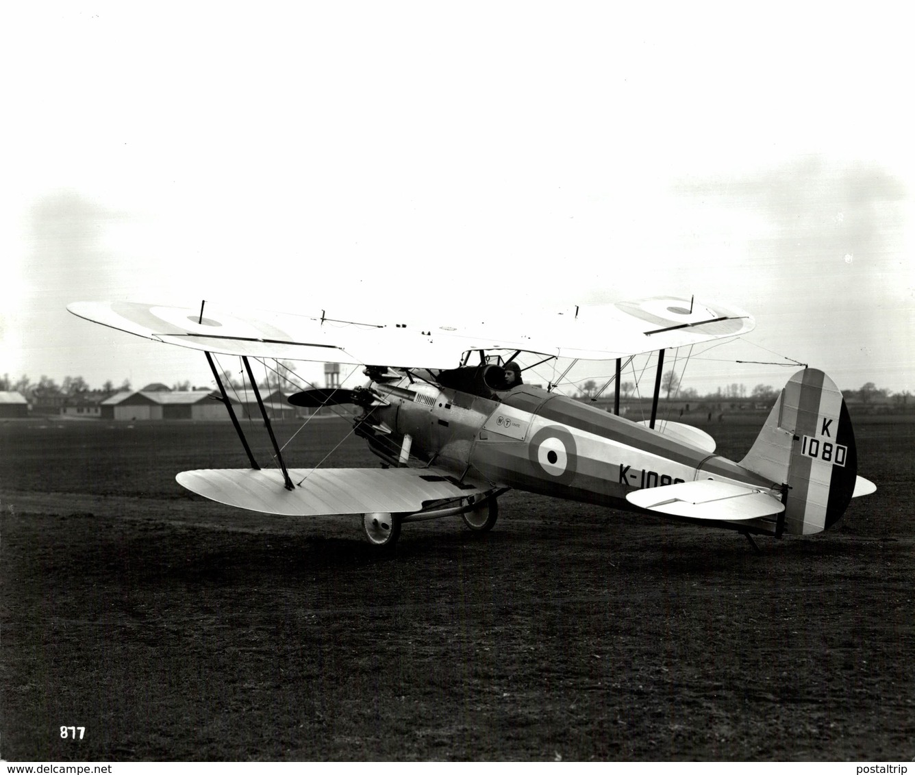 BRISTOL  BULLDOG   RAF     24 * 20 CM Aviation, AIRPLAIN, AVION AIRCRAFT WW2 - Aviación