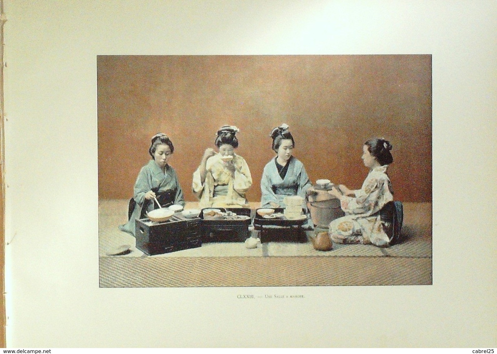 JAPON-SALLE à MANGER-1890-6366 - Estampes & Gravures