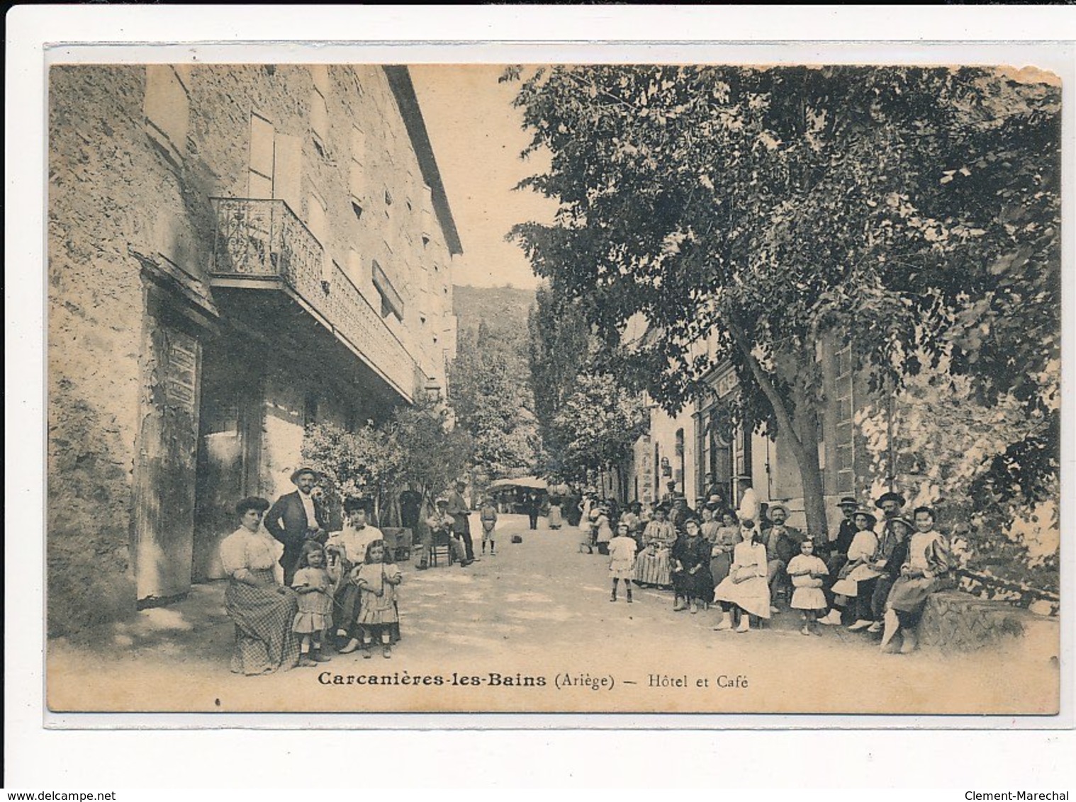 CARCANIERES-les-BAINS : Hotel Et Café - Etat - Autres & Non Classés