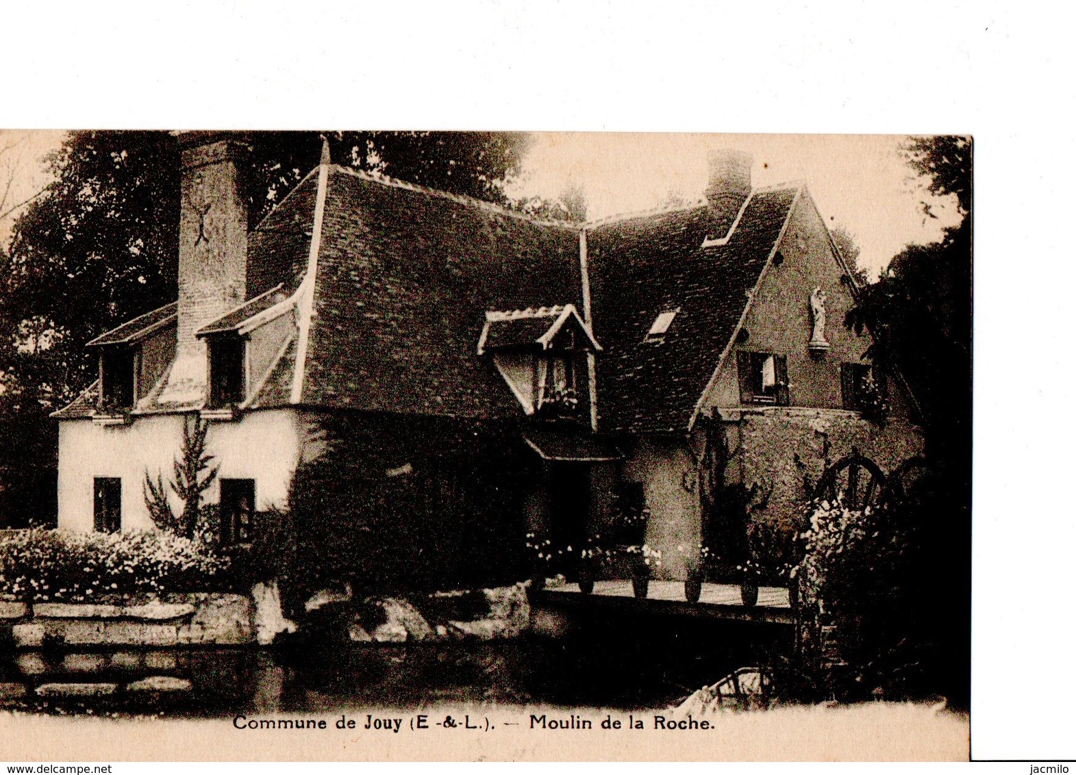 Commune De JOUY - (E-&-L). - Moulin De La Roche. CPA état Neuf. RARE. Voir SCAN. - Jouy