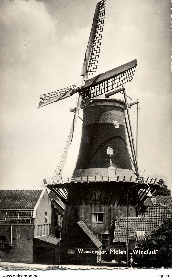 Wassenaar, Windlust, Korenmolen, Windmill,v.d Hoek - Watermolens