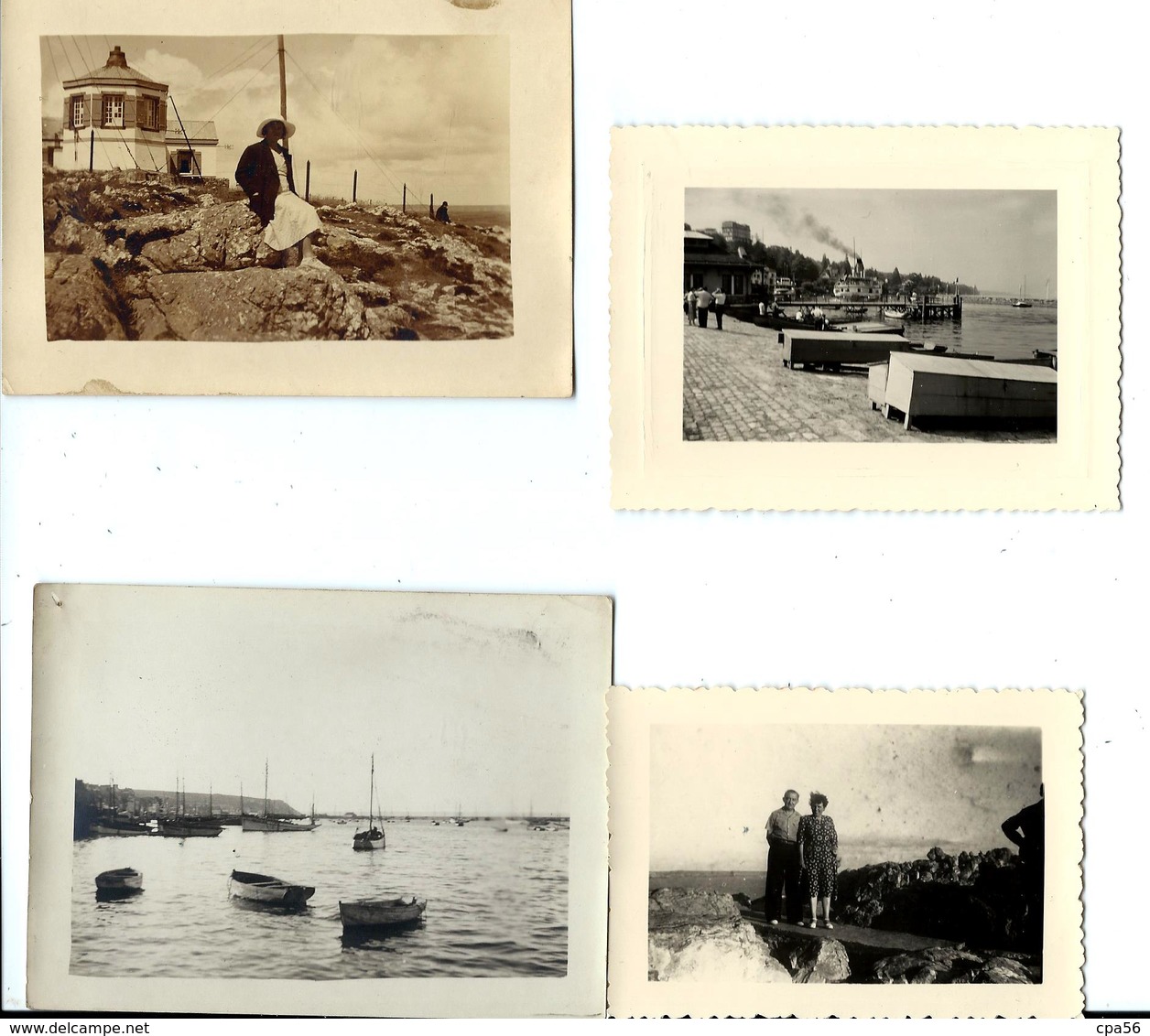 Un Lot De 8 Anciennes Photos De CAMARET 1930 - Camaret-sur-Mer