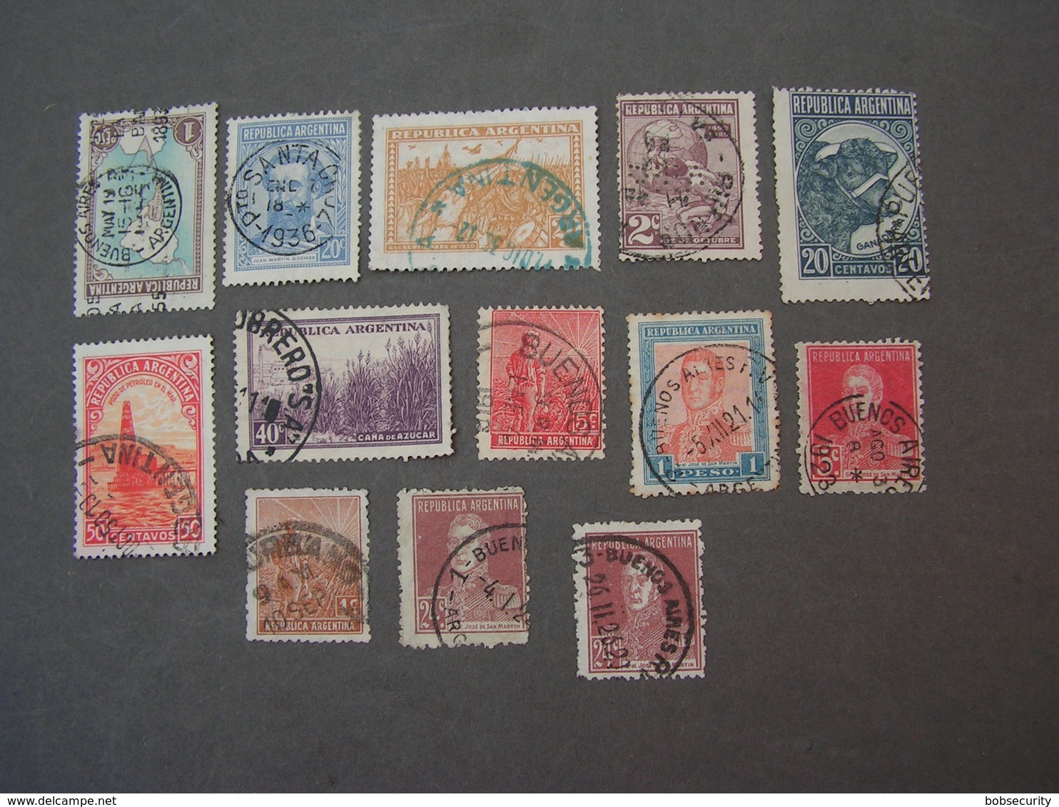 Argentina , Fine Cancels  Very Old Lot - Usati