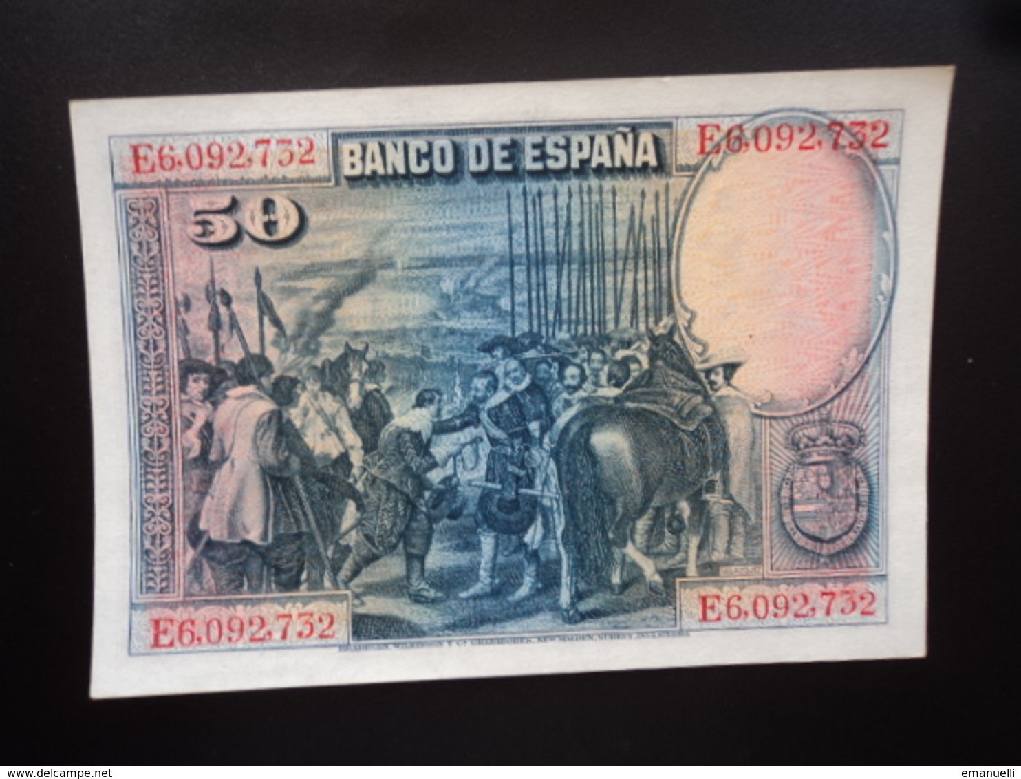 ESPAGNE : 50 PESETAS   15.8.1928    P 75b    SPL - 50 Pesetas