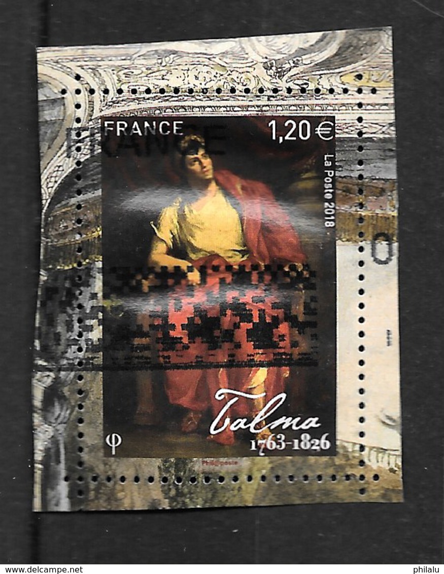 FRANCE TALMA  Provenant Du Bloc. - Used Stamps