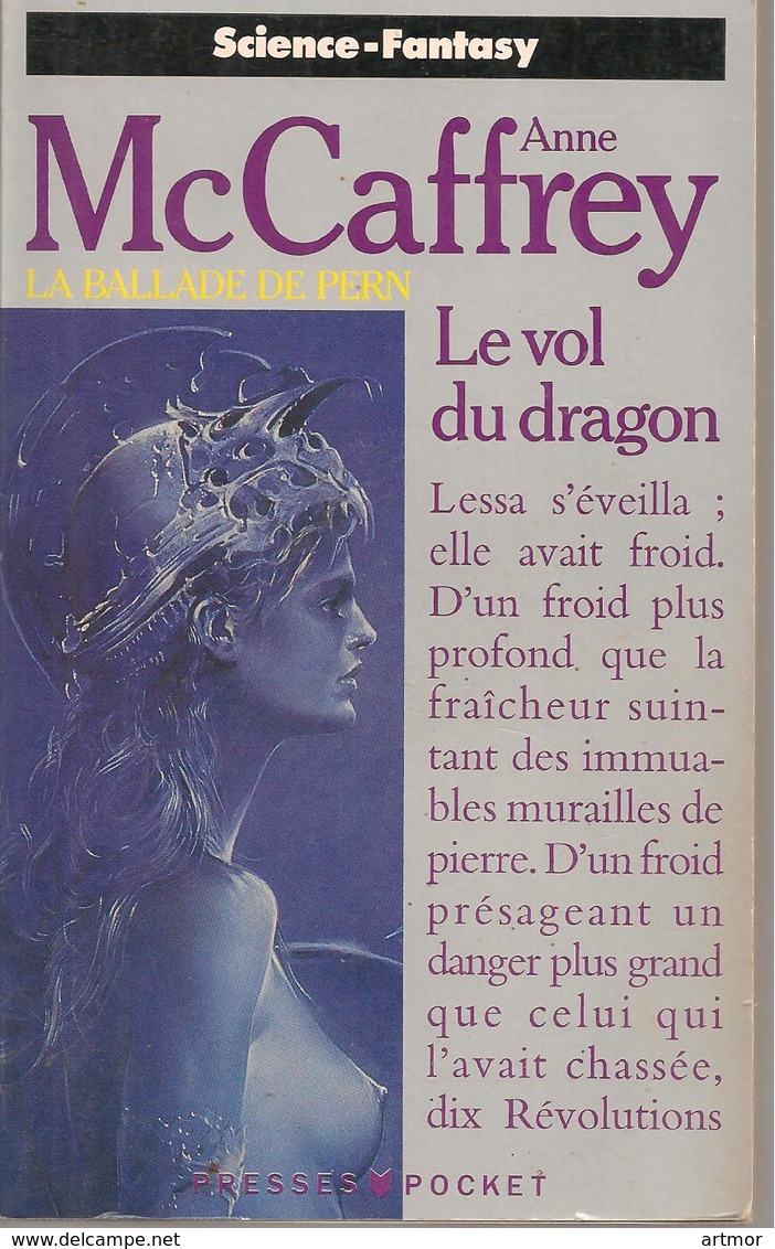 PRESSES POCKET SF N° 5341 - Mc CAFFREY - LE VOL DU DRAGON - REED 1992 - Presses Pocket