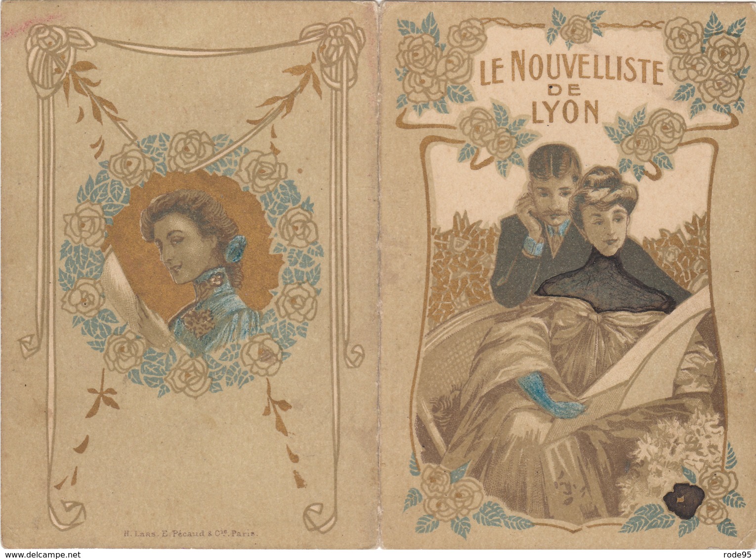 CALENDRIER 1906 LYON LE NOUVELLISTE DE LYON - Formato Piccolo : 1901-20