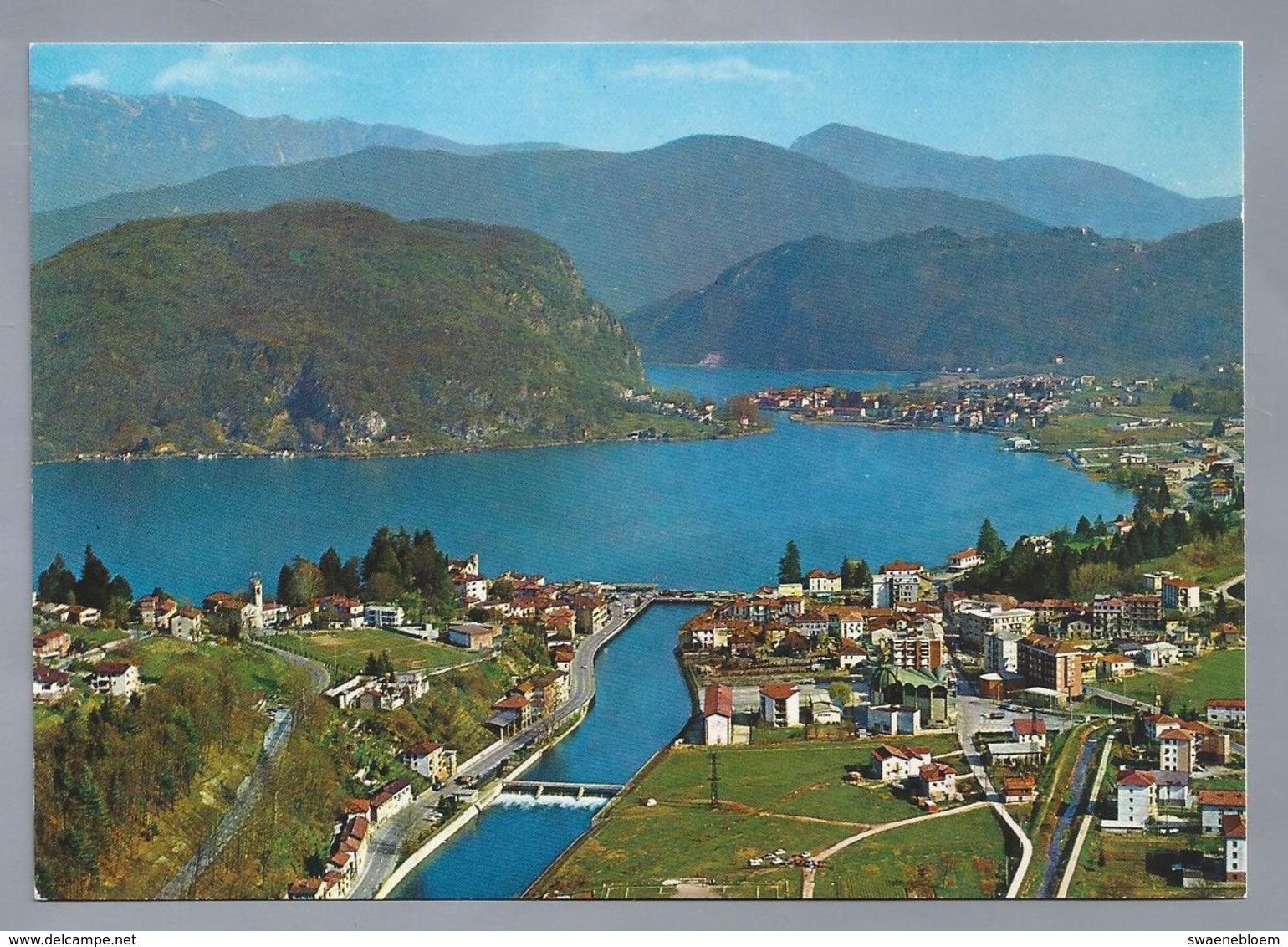 CH.- PONTE TRESA. Lago Di Lugano. Veduta Aerea. - Lugano