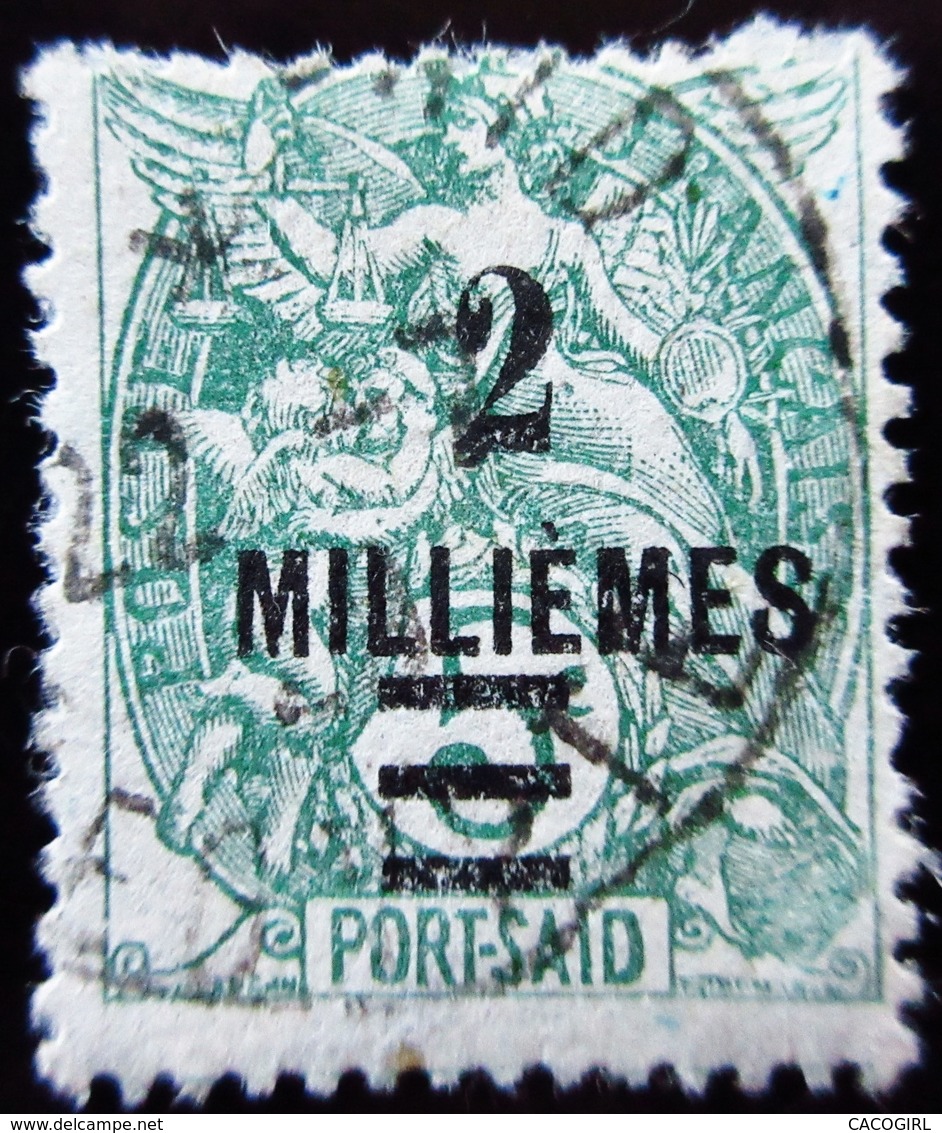 1924 Port Saïd Yt 70 . Type Blanc Oblitéré Used - Oblitérés