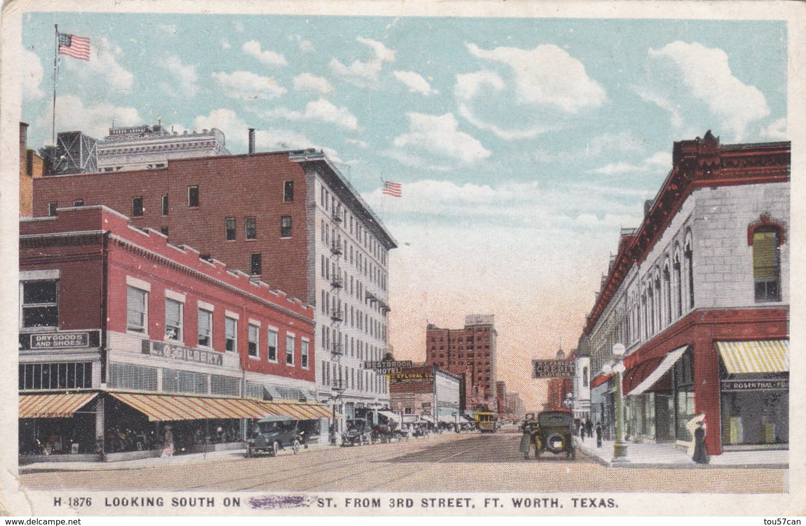 FORT WORTH - TEXAS - USA -  NICE POSTCARD 1925.. - Fort Worth