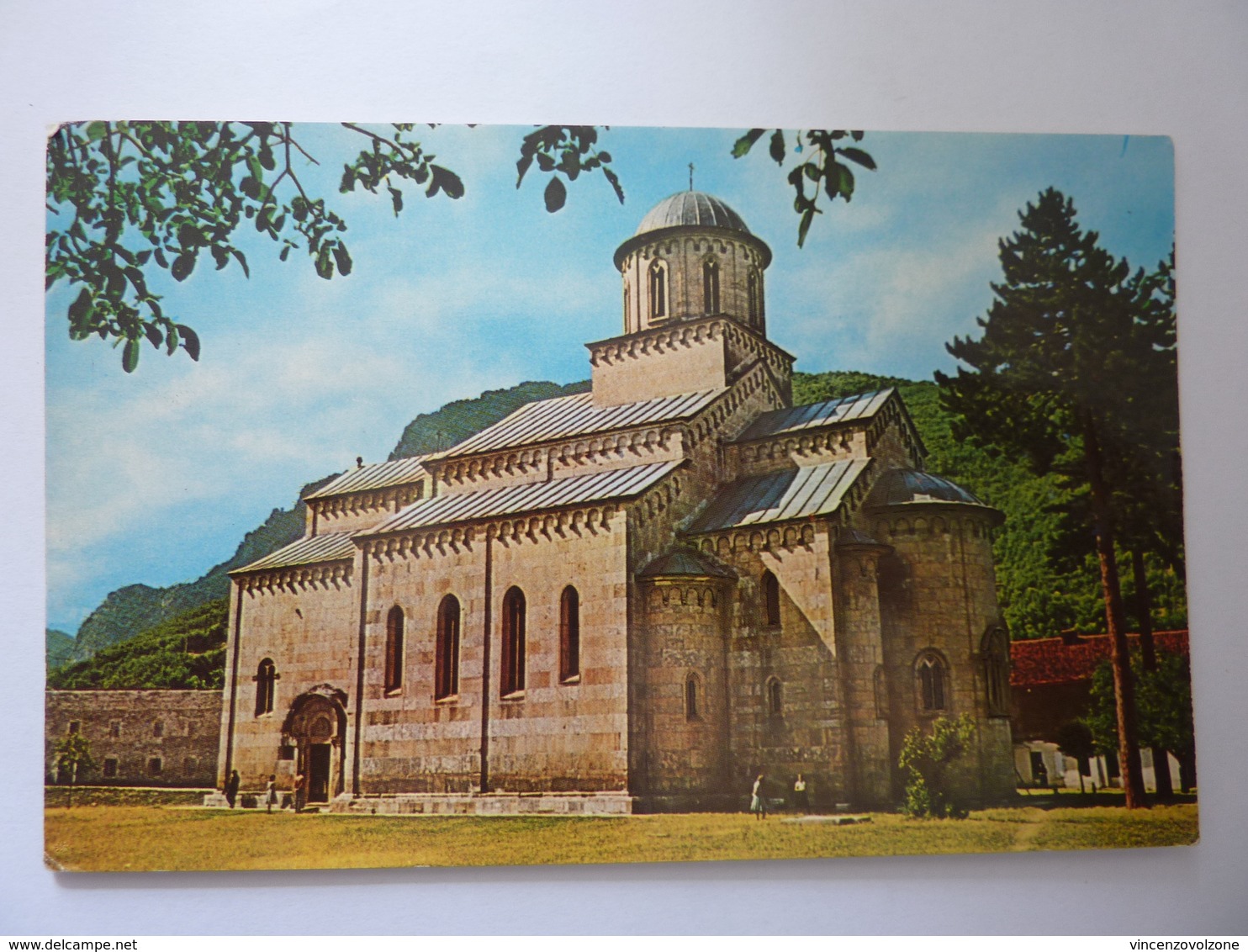 Cartolina "The View On Monastery Decane" - Serbia