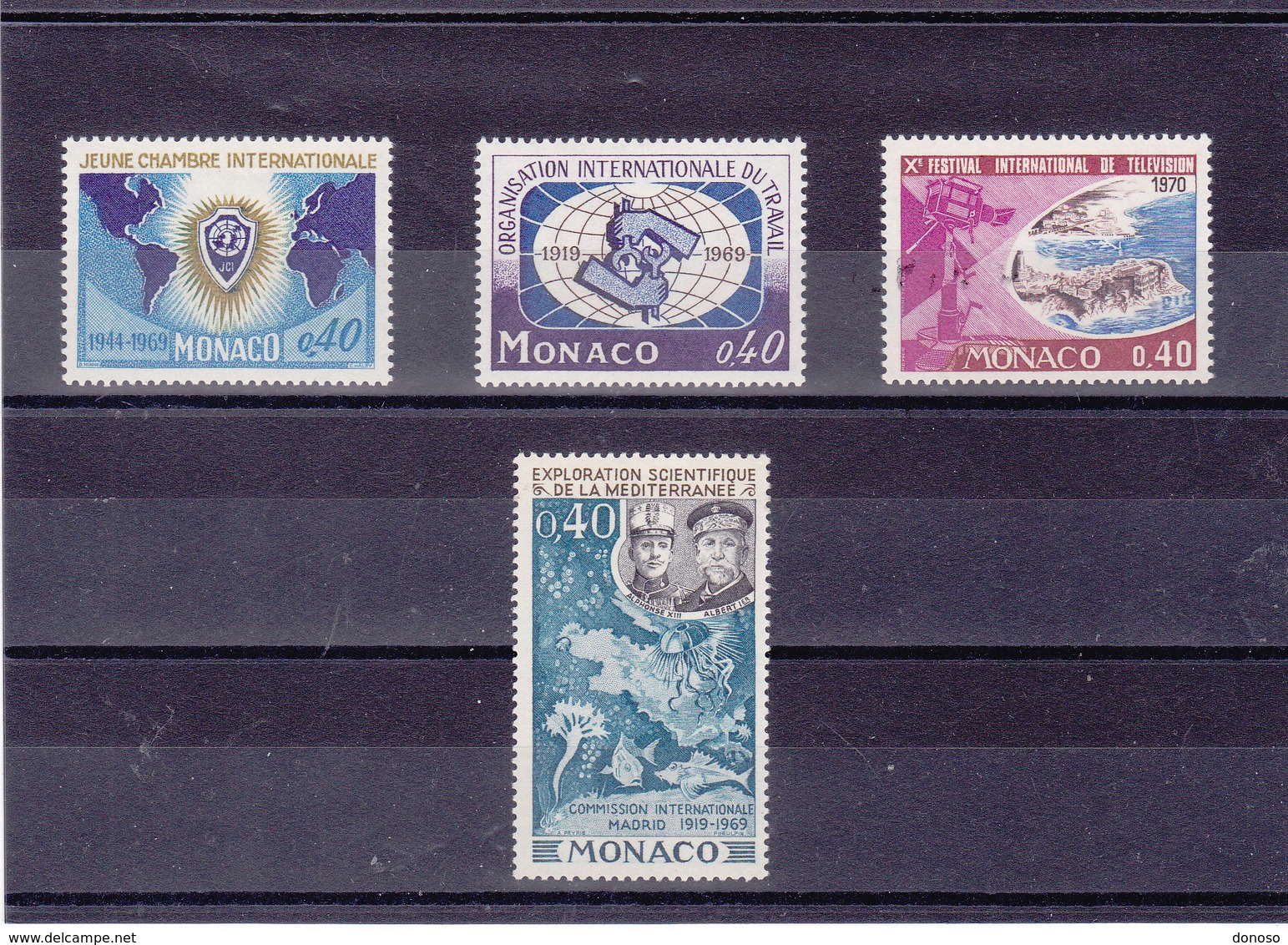 MONACO 1969 Yvert 805-808 NEUF** MNH - Neufs