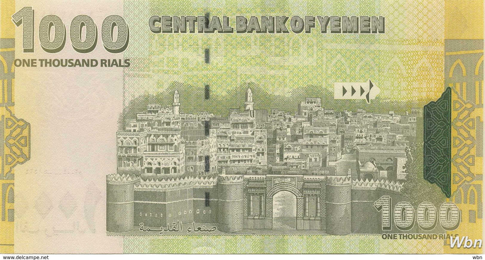 Yemen 1000 Rials (P33) -UNC- - Yemen