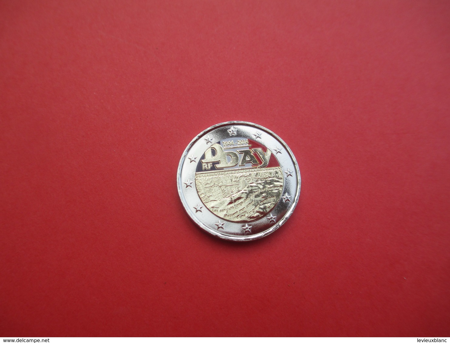 Euro/Piéce Commémorative De 2 Euros /70éme Anniversaire Du Débarquement/2014         BILL205 - France