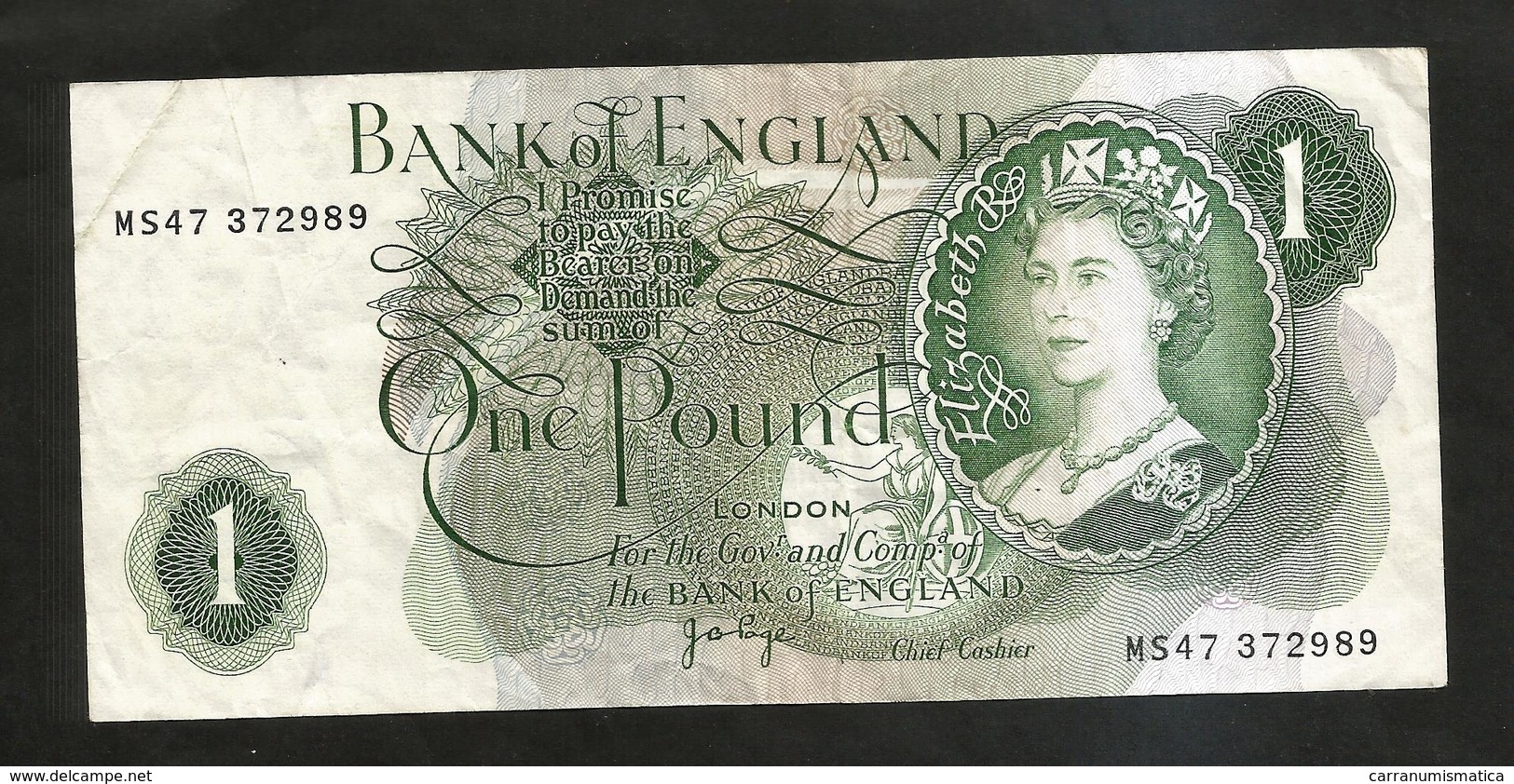 UNITED KINGDOM - BANK Of ENGLAND - 1 POUND (1970 - 1980 / J. PAGE) - 1 Pound