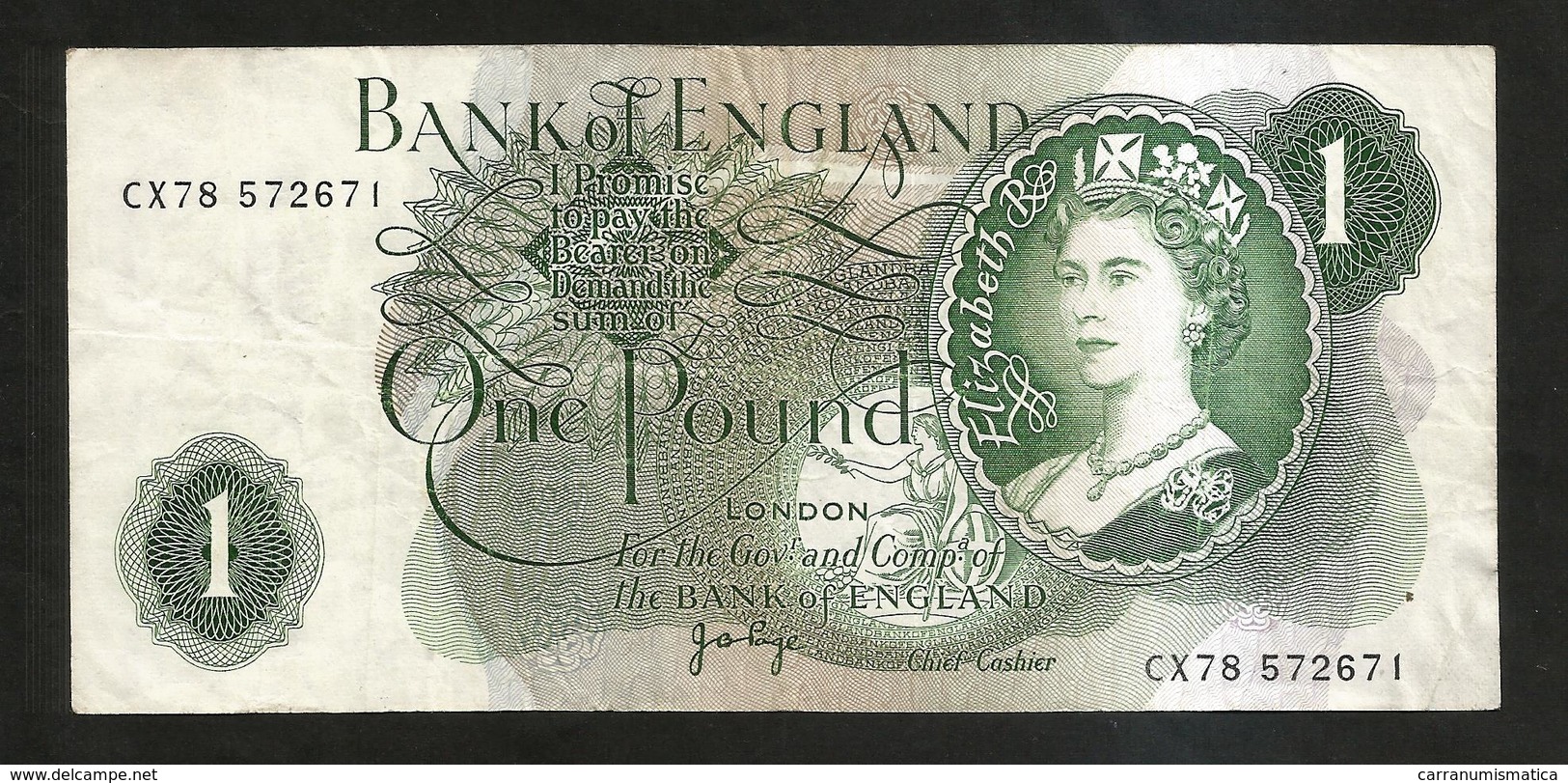 UNITED KINGDOM - BANK Of ENGLAND - 1 POUND (1970 - 1980 / J. PAGE) - 1 Pound