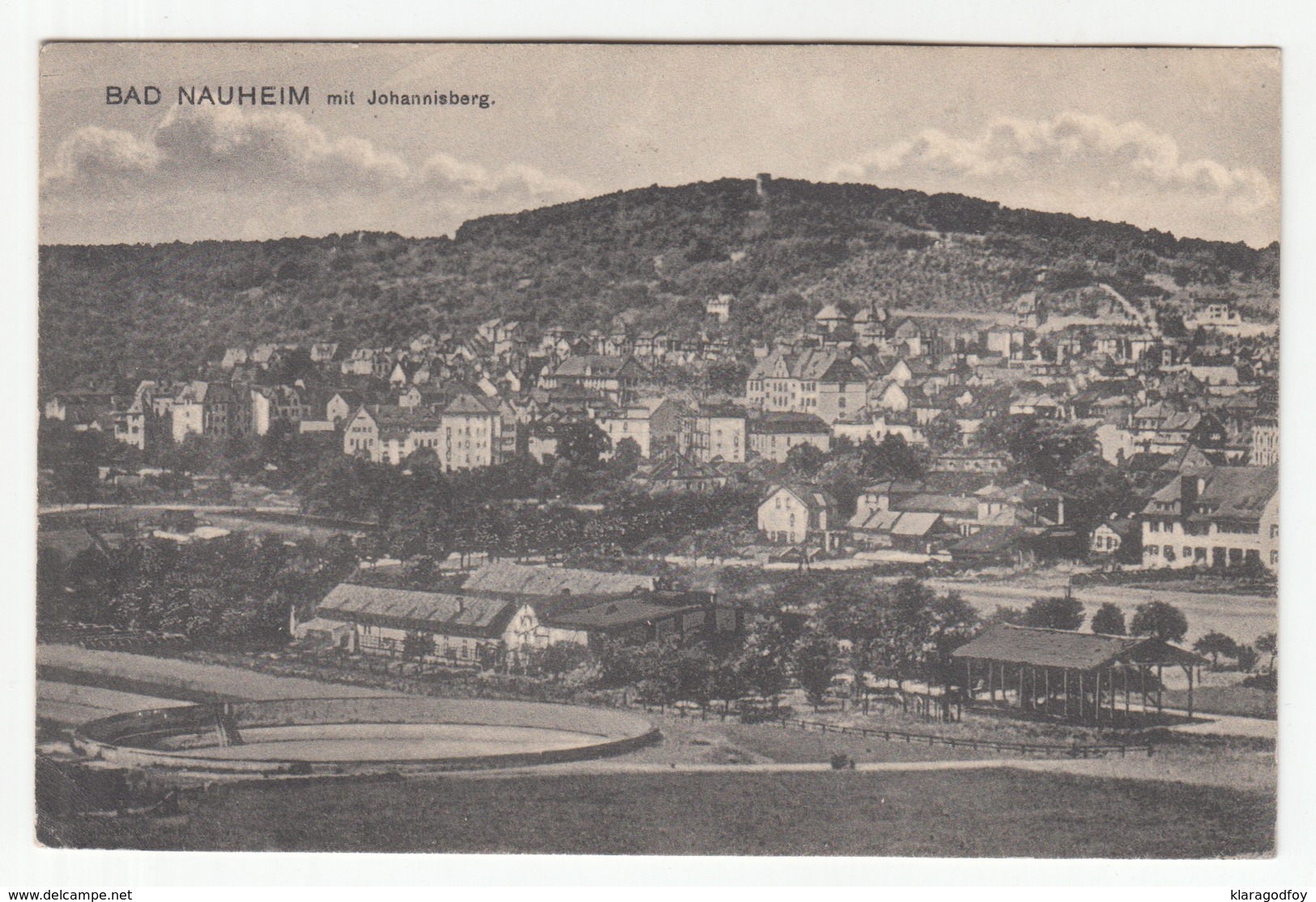 Bad Nauheim Postcard Taxed Travelled 1924 Bad Naueim To New York B190220 - Storia Postale