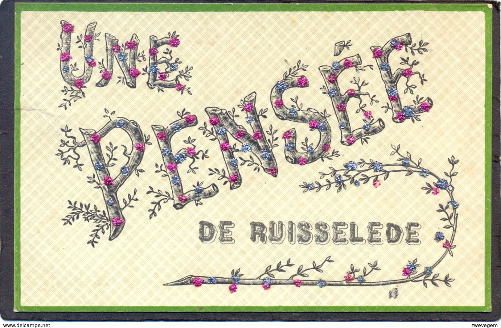 RUISLEDE - Une Pensee De RUISSELEDE - Tielt