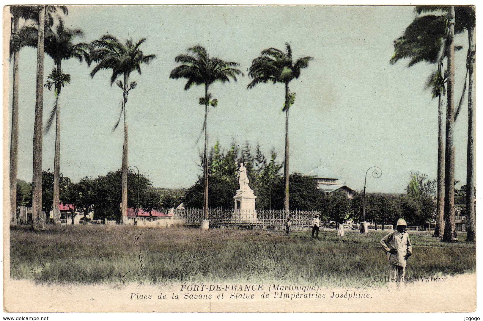 MARTINIQUE  FORT-DE-FRANCE  Place De La Savane Et Statue De L'Impératrice Joséphine - Autres & Non Classés