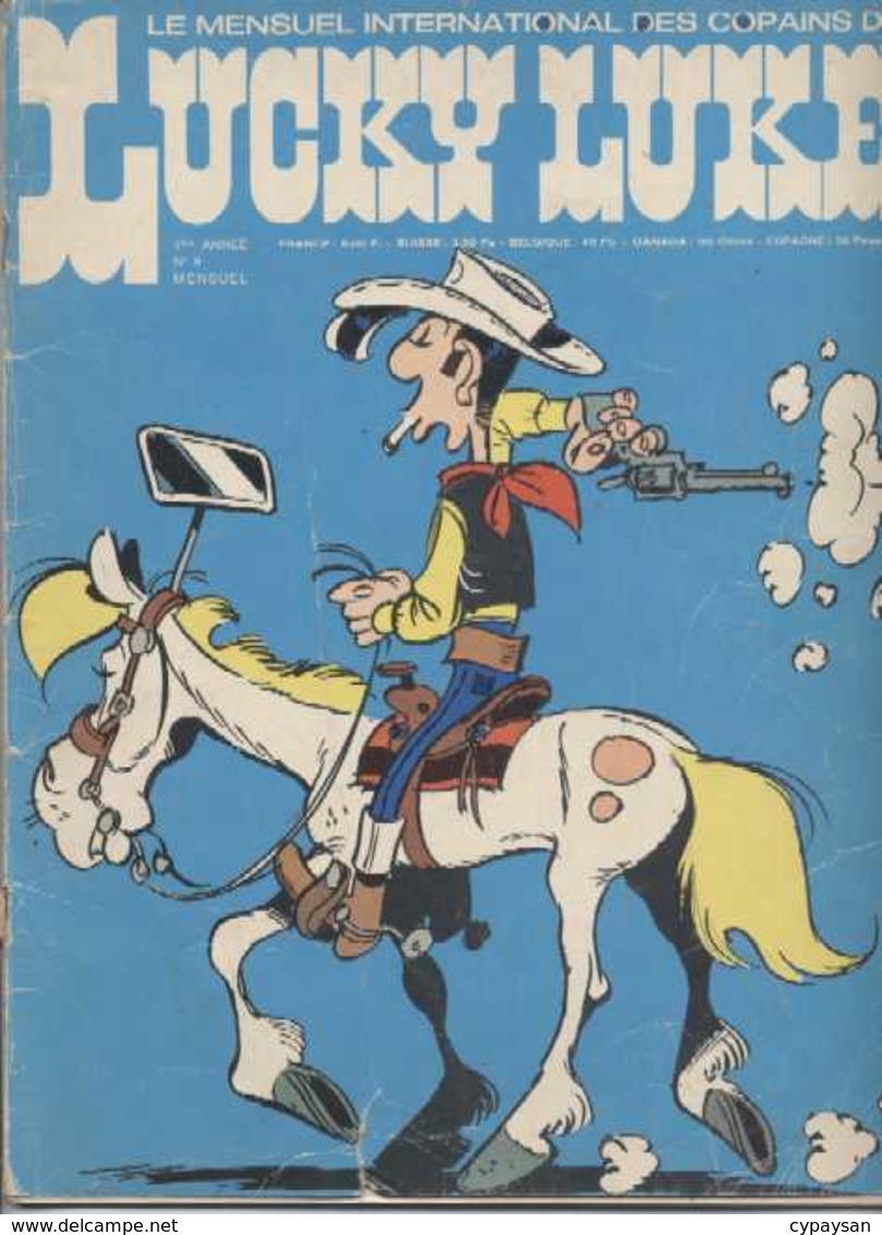 LUCKY LUKE MAGAZINE MENSUEL N° 9 BE - Autre Magazines