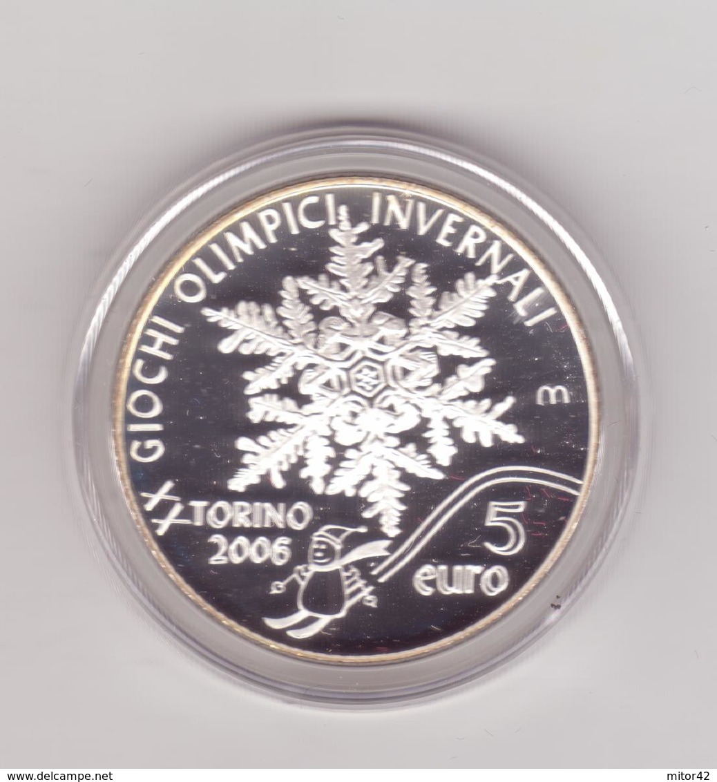 San Marino-2005-Olimpiade Di Torino 5 Euro-Unificato E.44 - San Marino